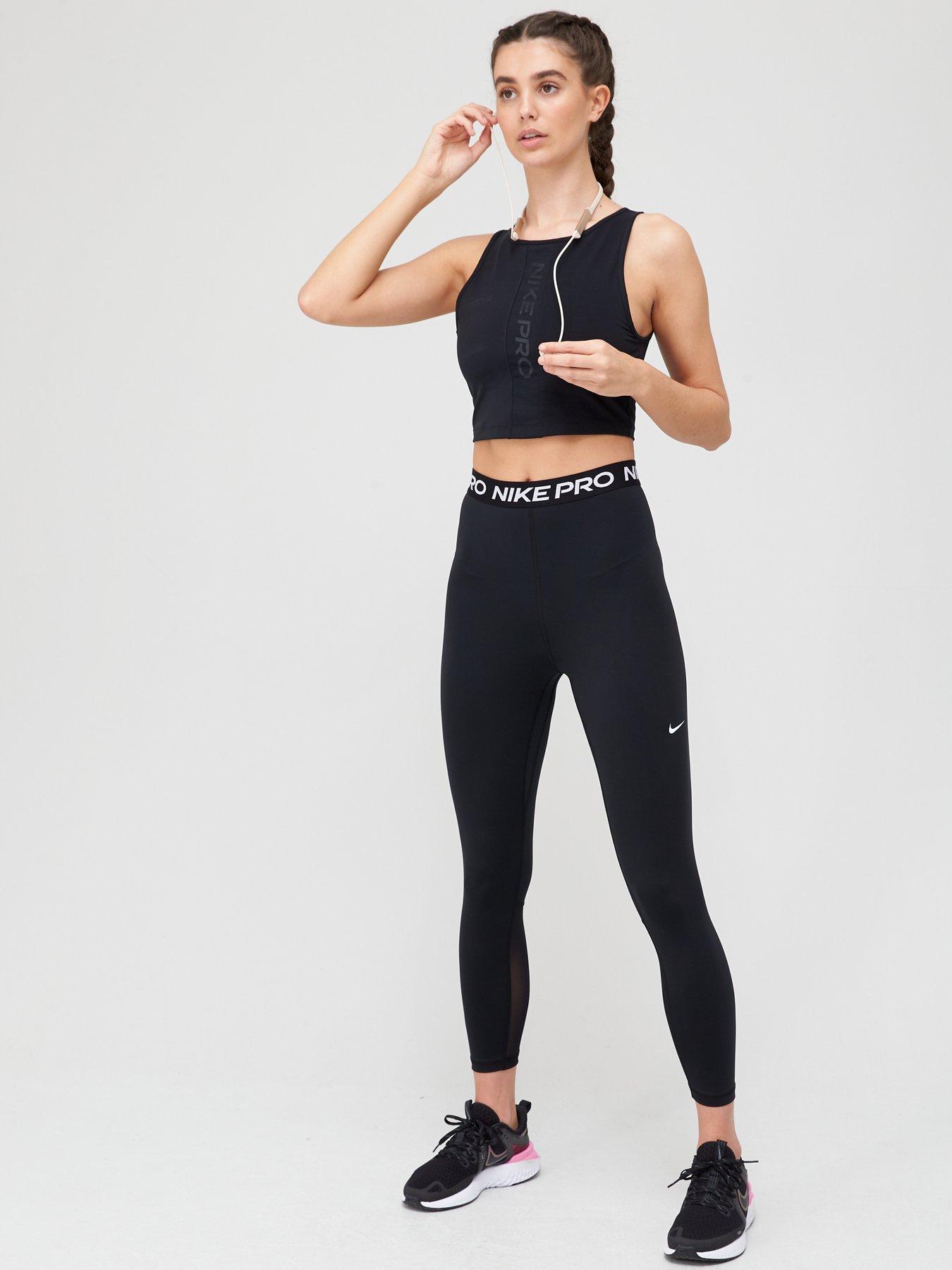 NIKE WOMEN'S PRO LEGGINGS - BLACK