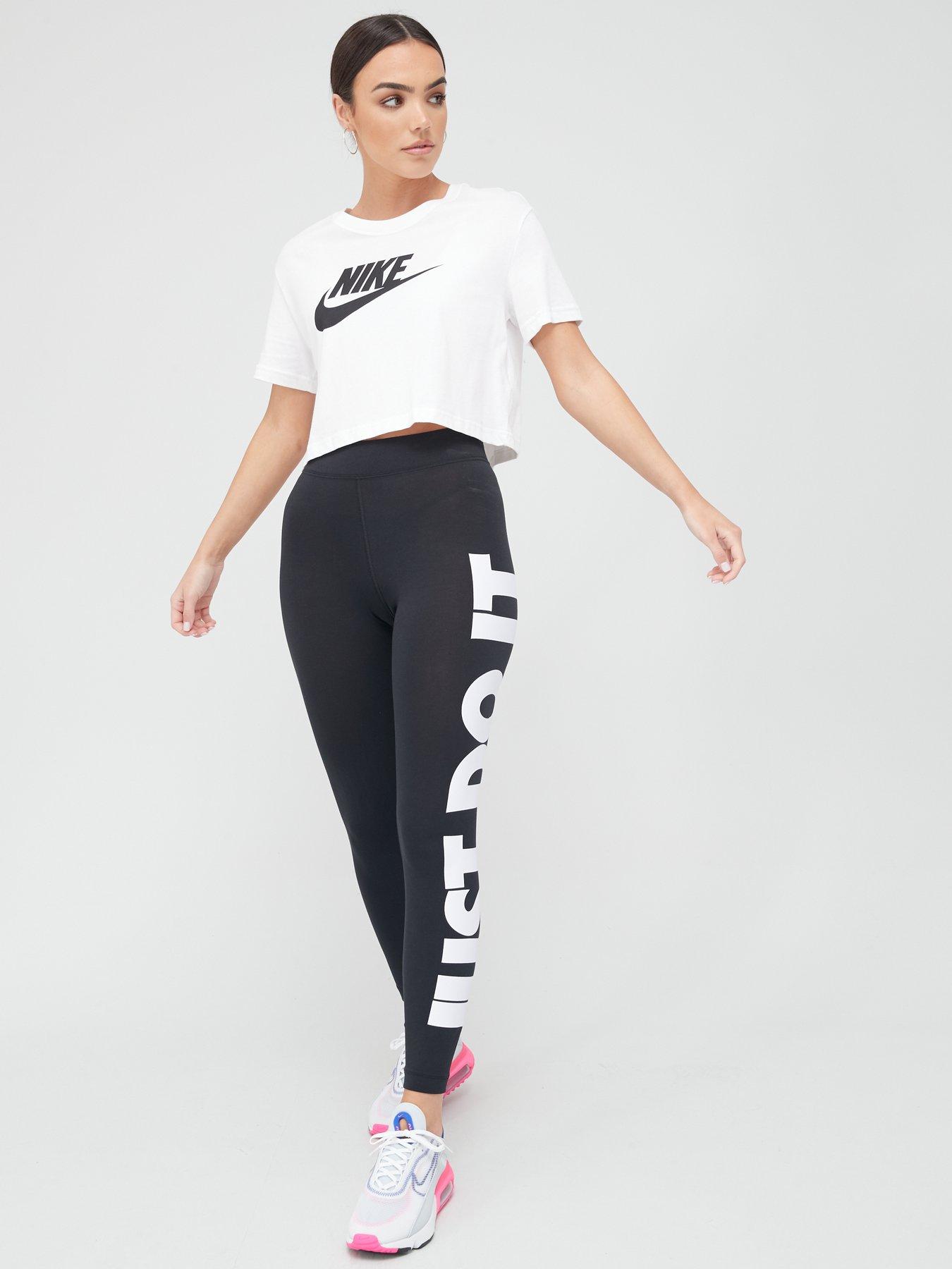 Nike NSW Essential Just Do It Leggings - Black