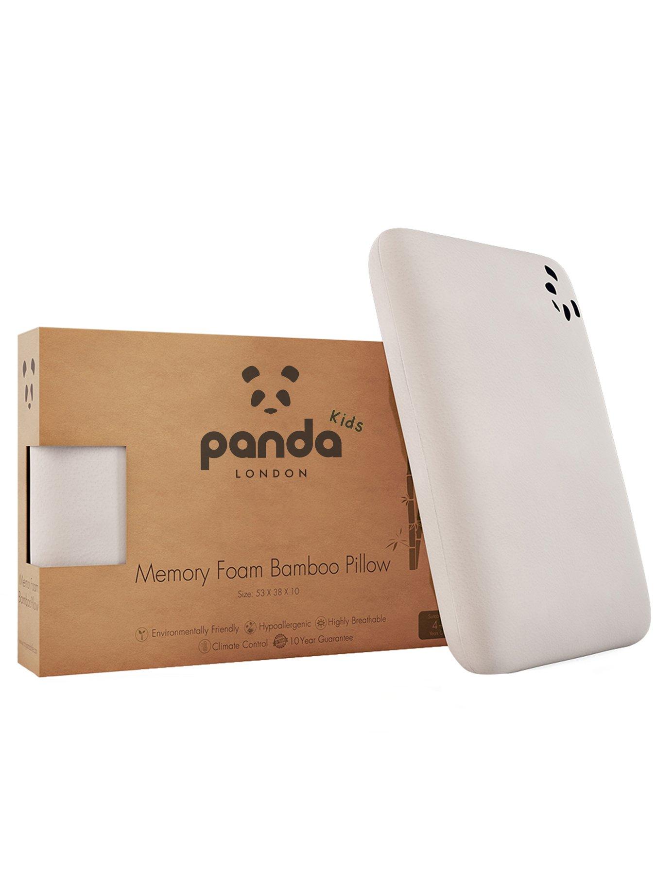 panda-london-kids-luxury-memory-foam-bamboo-pillow-white