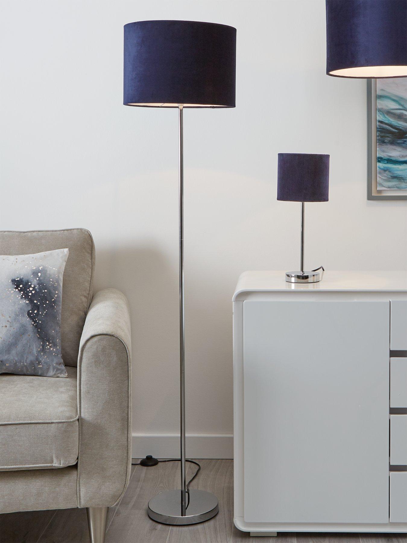the-very-collection-langley-velvet-floor-lamp-navy