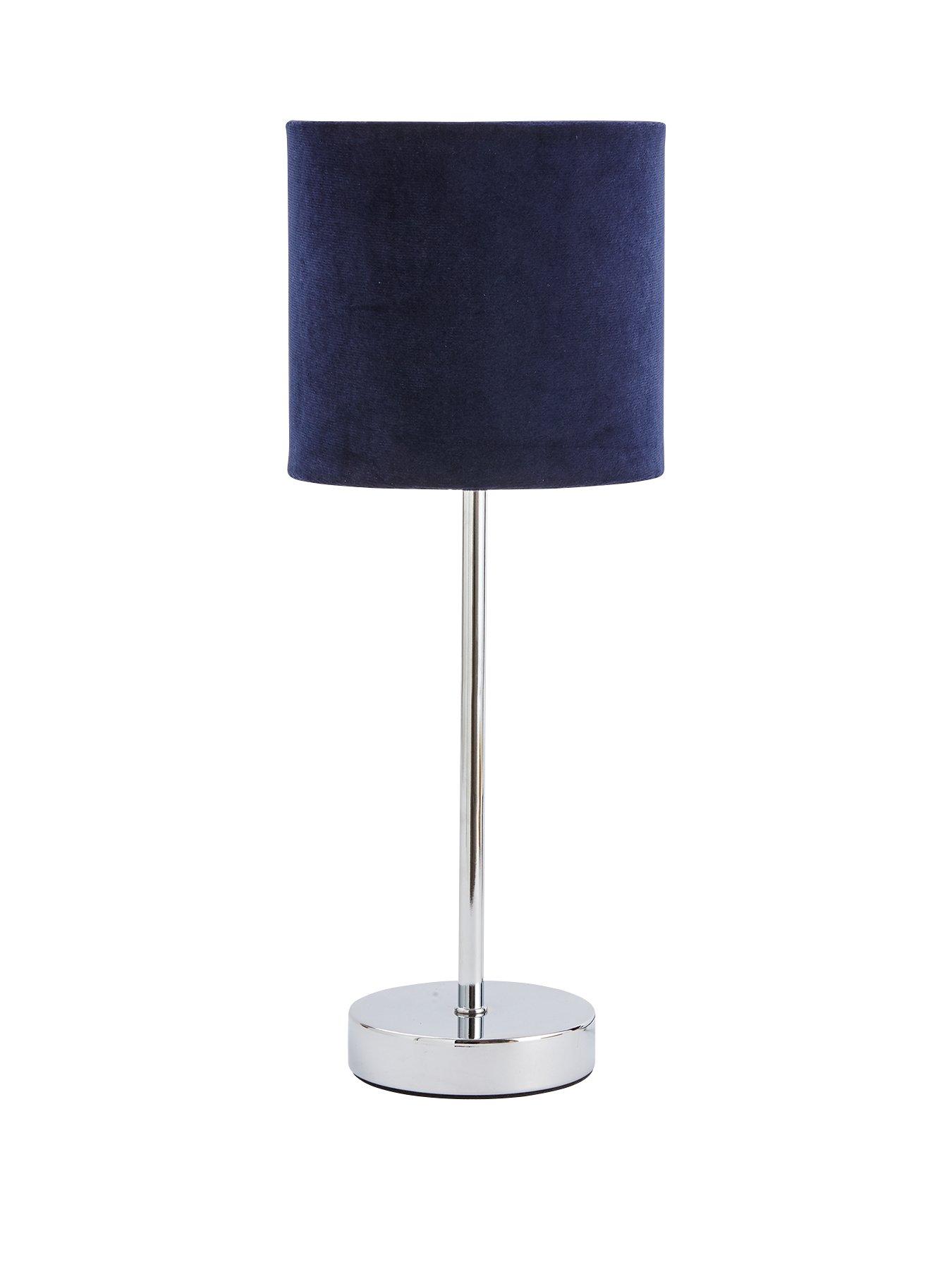 everyday-langley-velvet-table-lamp-navy