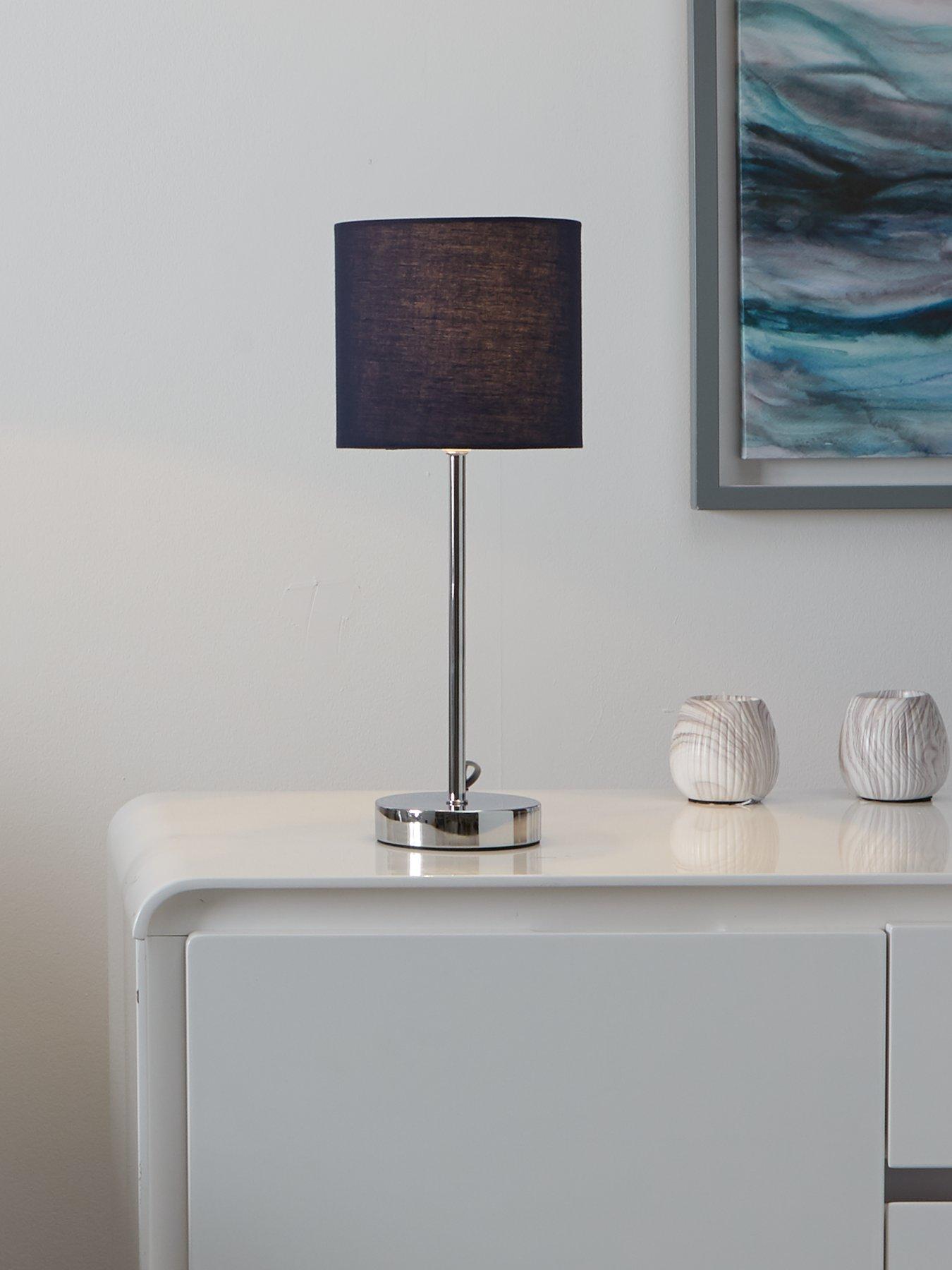 The Very Collection Langley Table Lamp - Navy