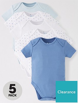 mini-v-by-very-baby-boys-5-pack-short-sleeve-essentialnbspbodysuits-blue-mix