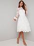 chi-chi-london-flore-lace-top-skater-dress-whitefront