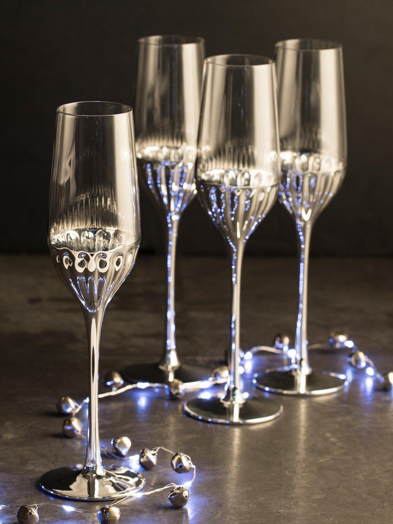 waterside-platinum-art-deco-champagne-flute-glasses-ndash-set-of-4