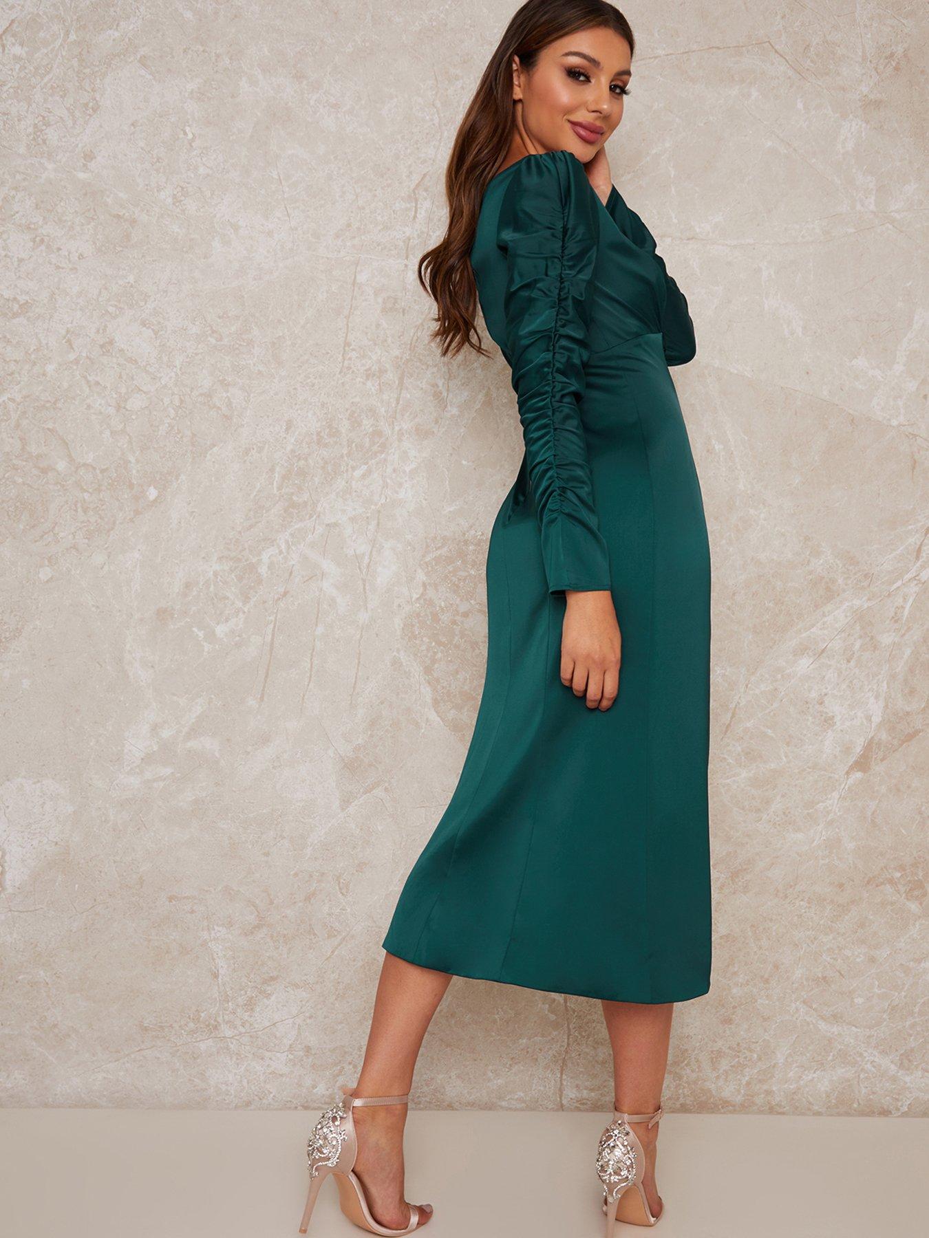 chi-chi-london-bette-midi-dress-tealstillFront