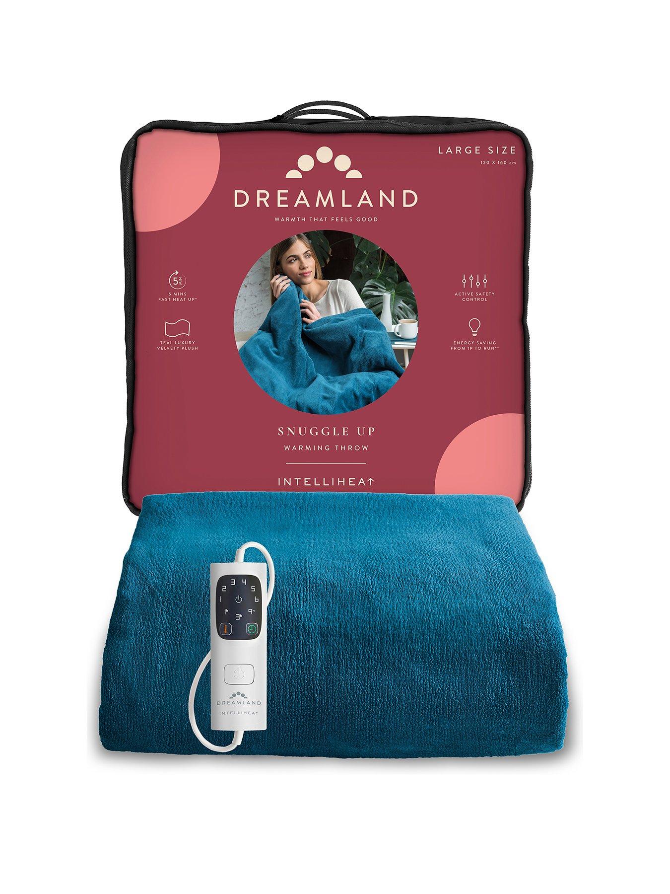 Image 1 of 8 of Dreamland Snuggle Up Warming Throw - Blue