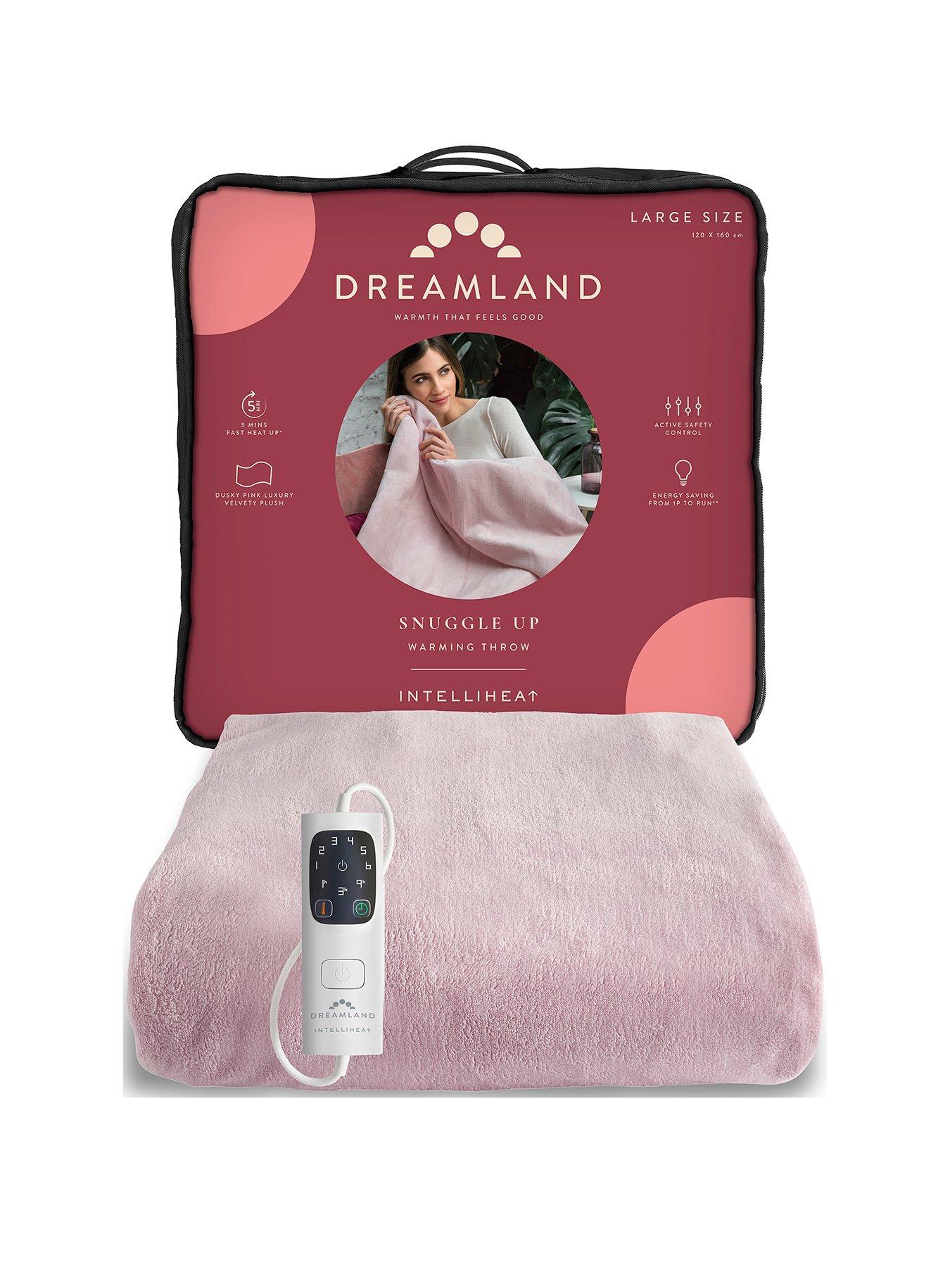 Image 1 of 8 of Dreamland Snuggle Up Warming Throw - Pink
