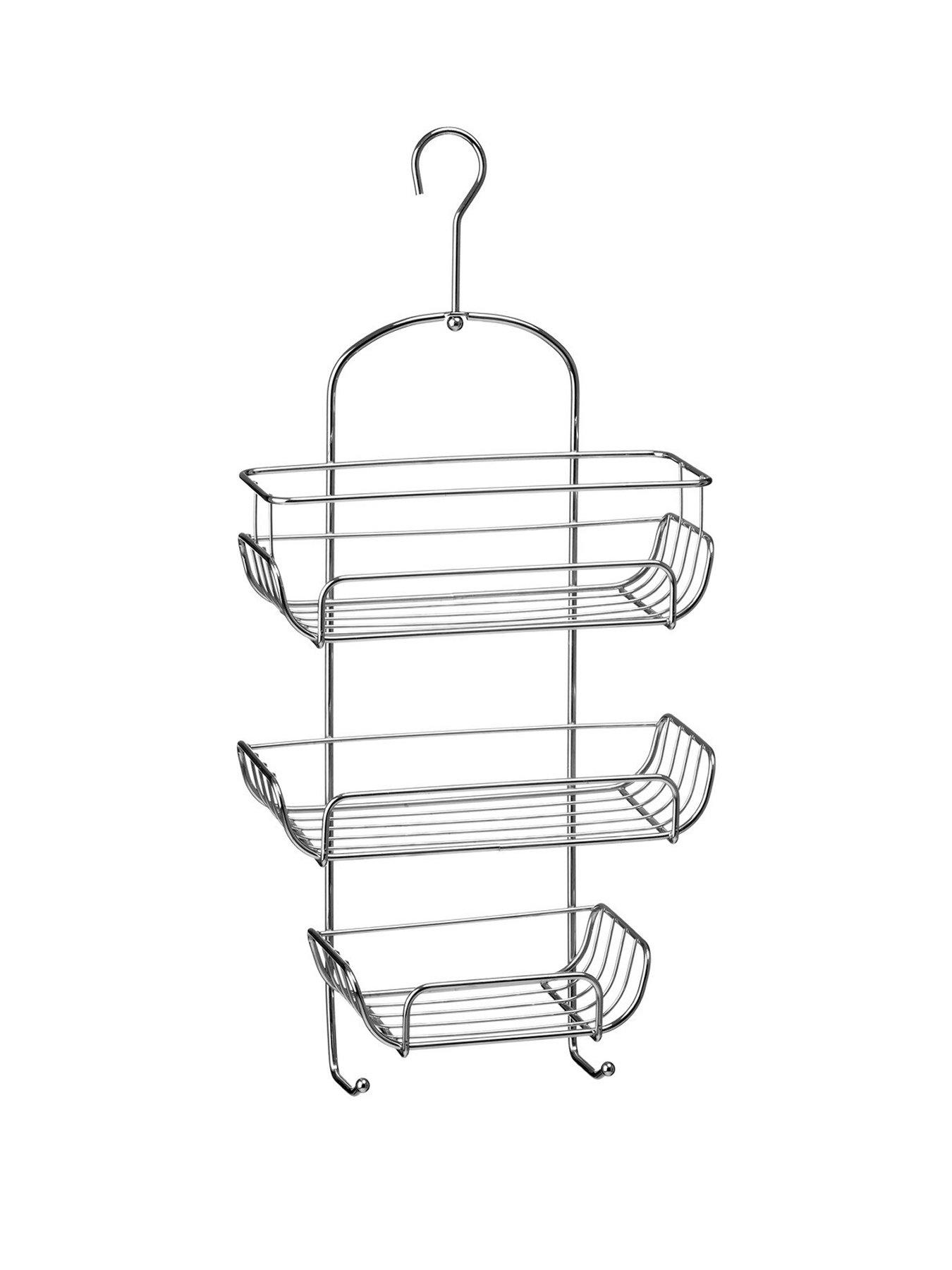 premier-housewares-3-tier-chrome-shower-caddy