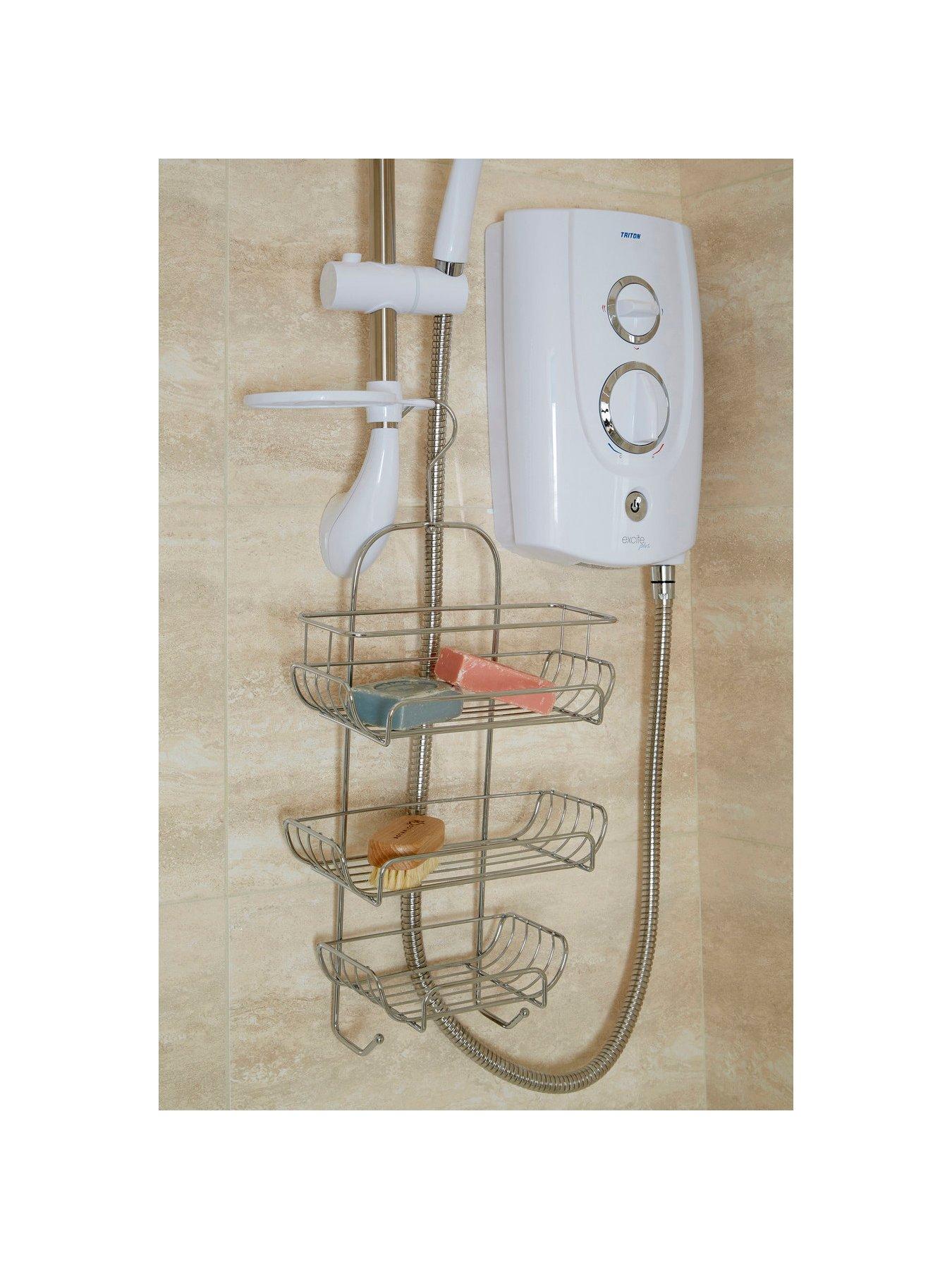 Image 4 of 5 of Premier Housewares 3 Tier Chrome Shower Caddy