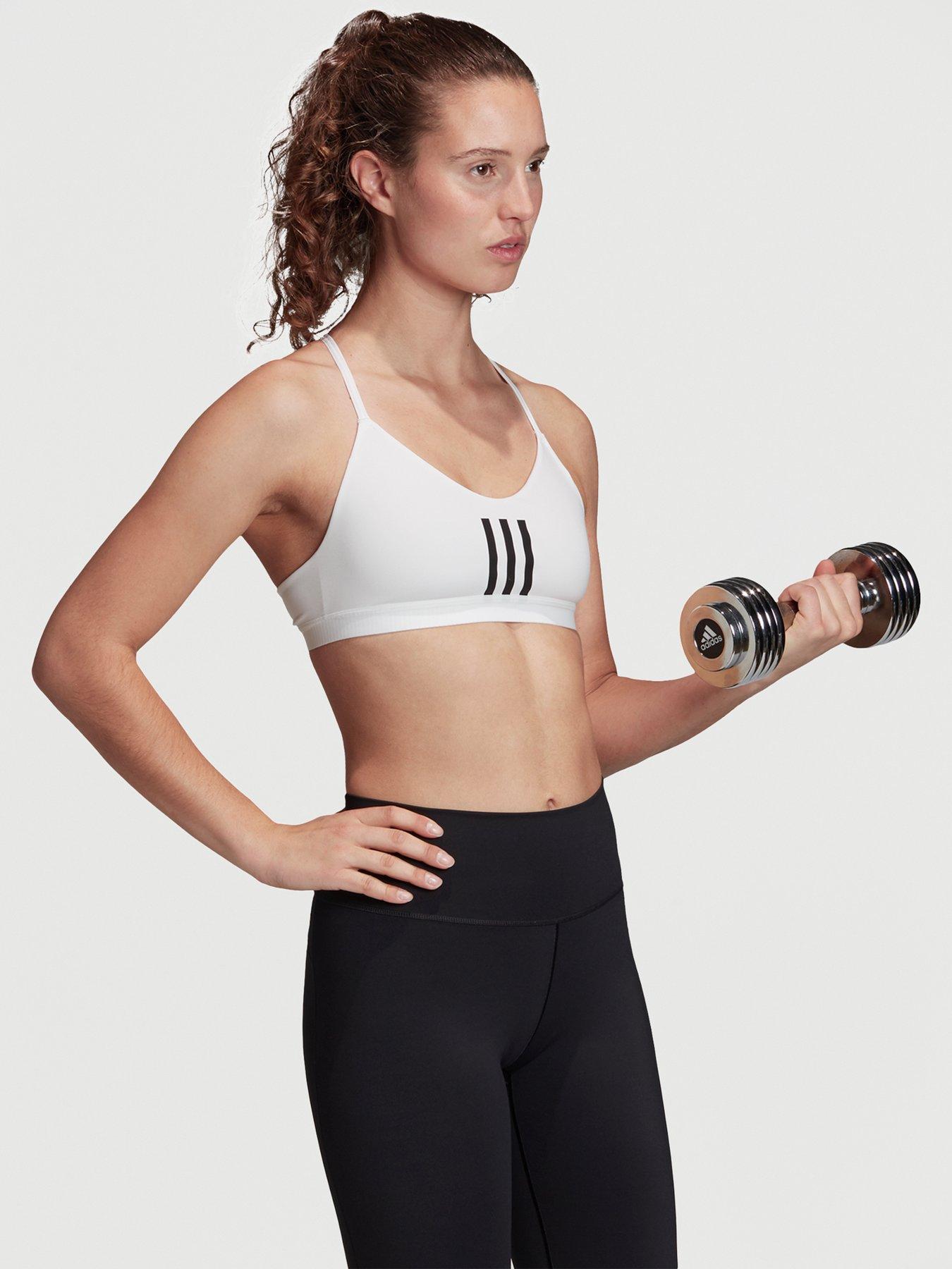 adidas All Me 3-Stripes Mesh Sports Bra