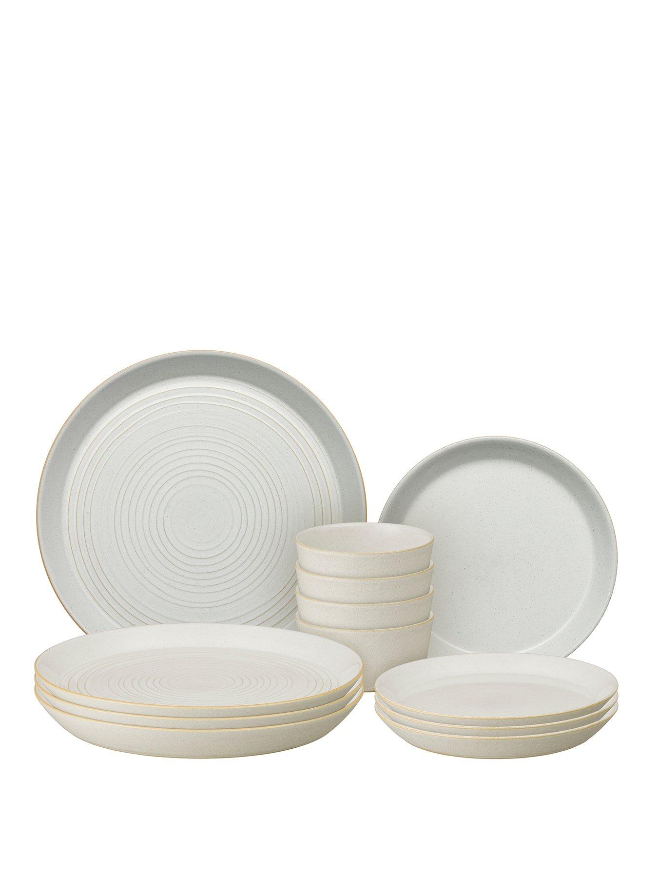 Cream on sale plate set