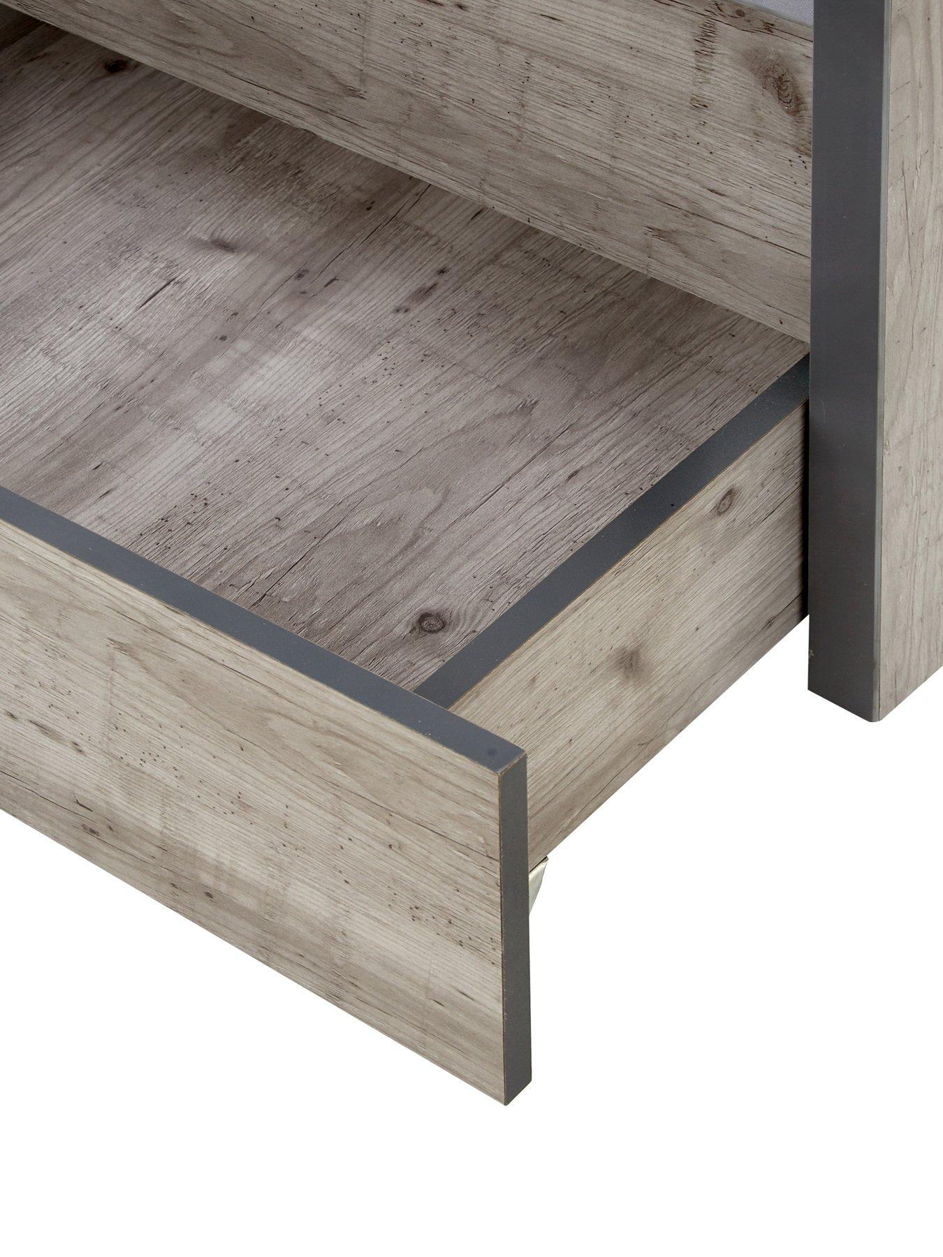 Image 6 of 6 of The Very Collection Jackson Single Storage&nbsp;Bed with Mattress Options (Buy and SAVE!)&nbsp;-&nbsp;Weathered Grey