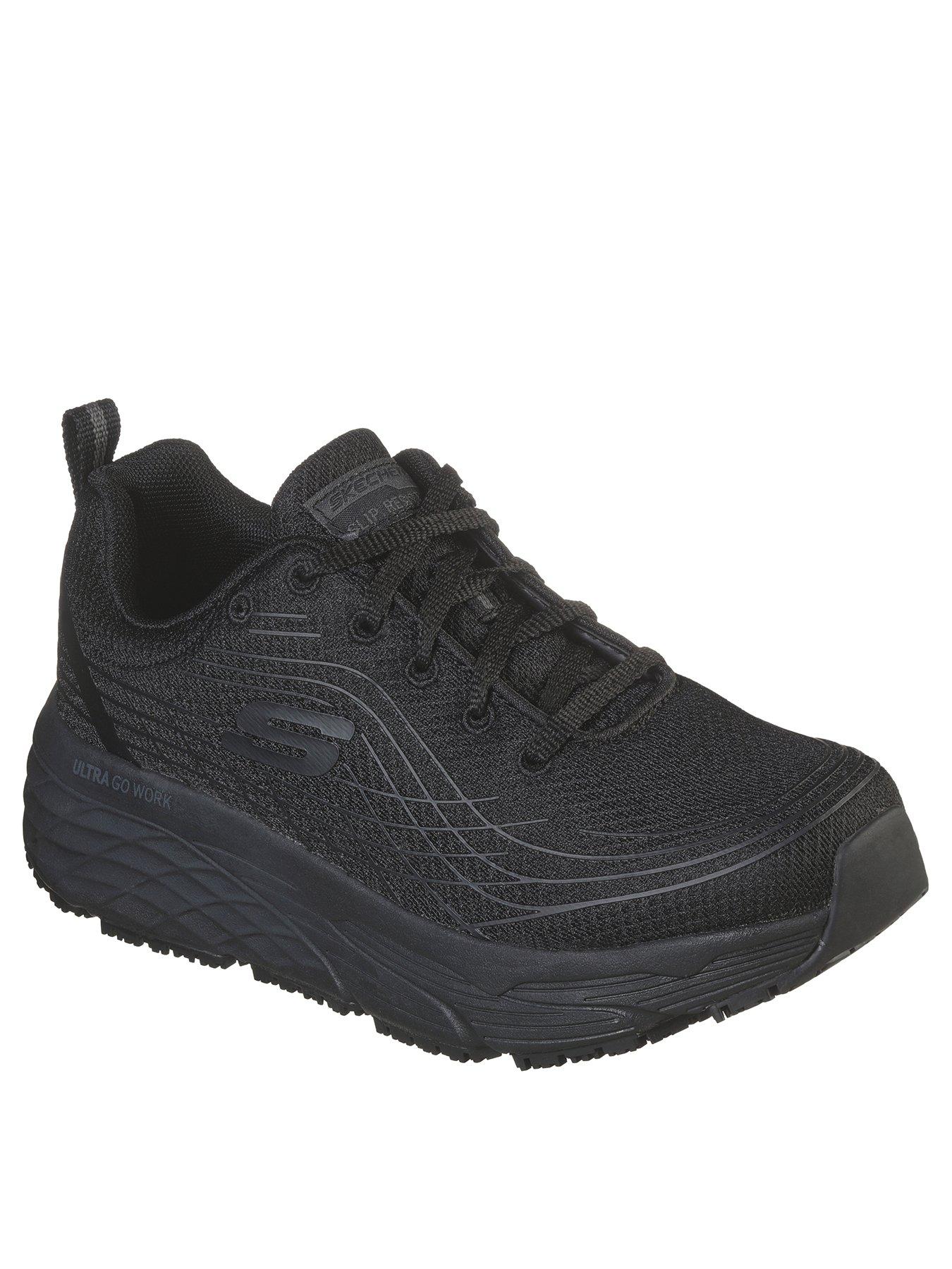 skechers-haptic-printed-workwear-slip-resistant-trainer-blackfront