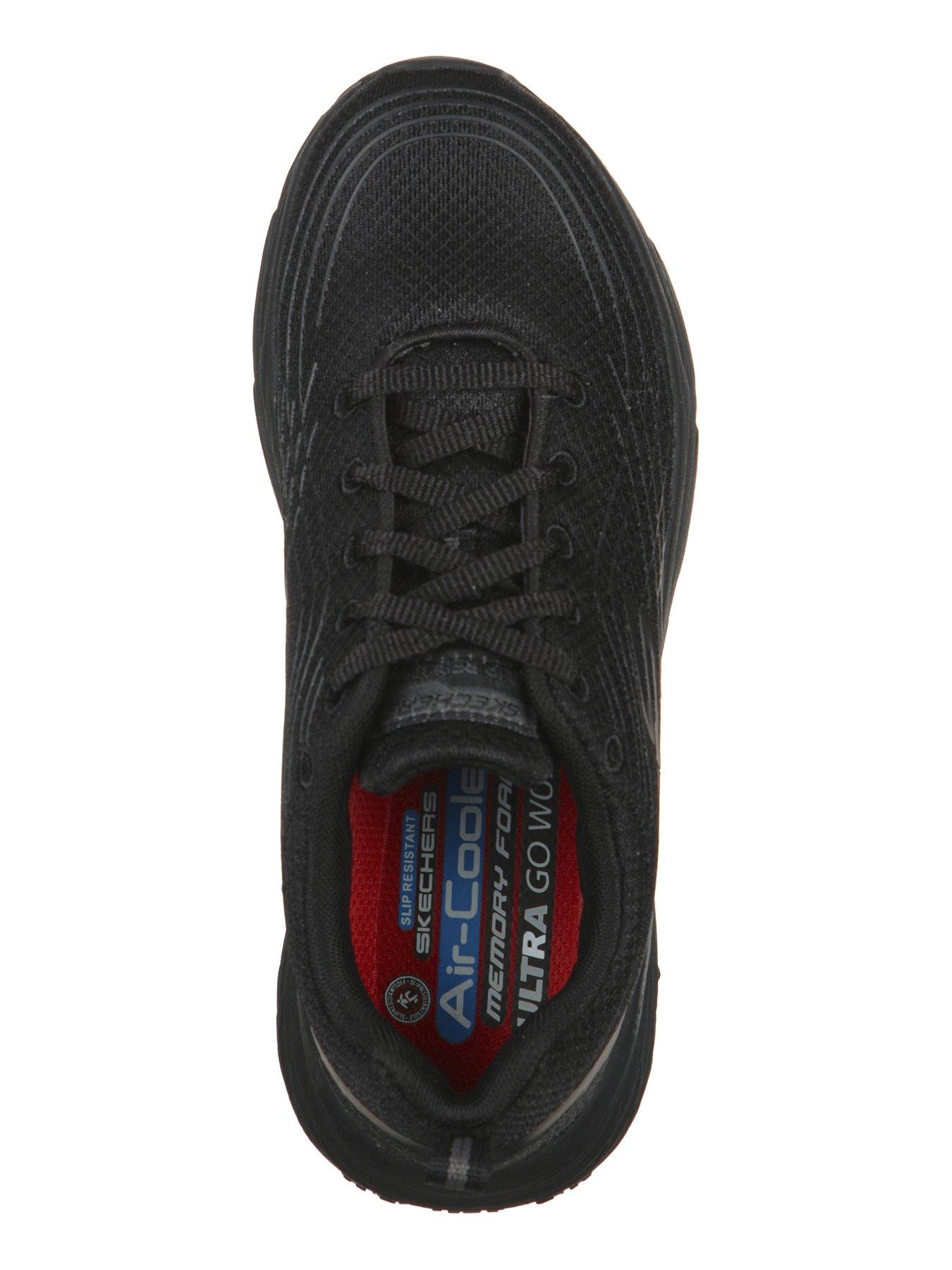 skechers-haptic-printed-lace-up-max-cushioning-slip-resistant-outsole-trainer-blackoutfit