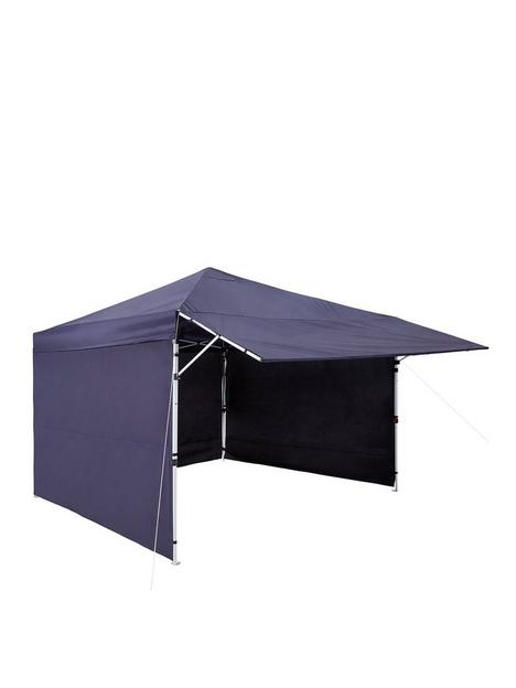 3m-x-3m-pop-up-gazebo-with-side-extension-steel-frame-with-carry-bag