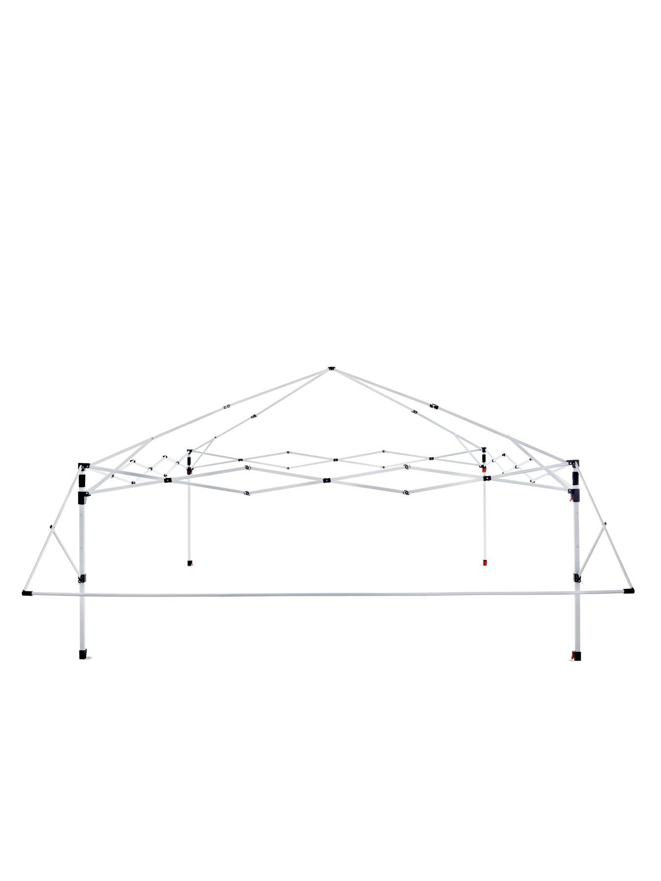 Image 3 of 5 of 3m x 3m Pop-Up Gazebo with Side Extension, Steel Frame - With Carry Bag