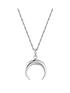 the-love-silver-collection-sterling-silver-tusk-pendant-necklacefront