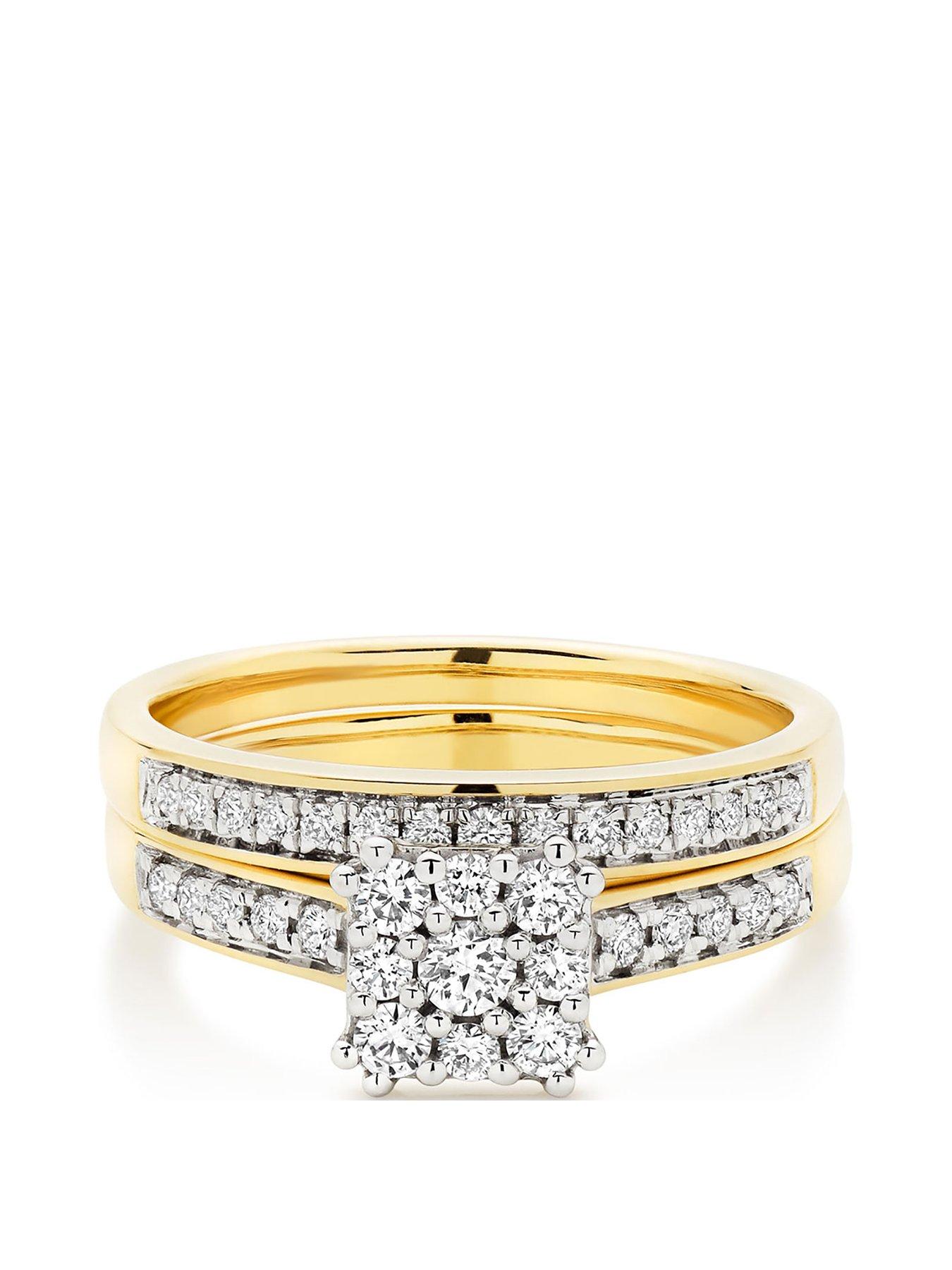 beaverbrooks-18ct-gold-diamond-cluster-ring-bridal-setstillFront