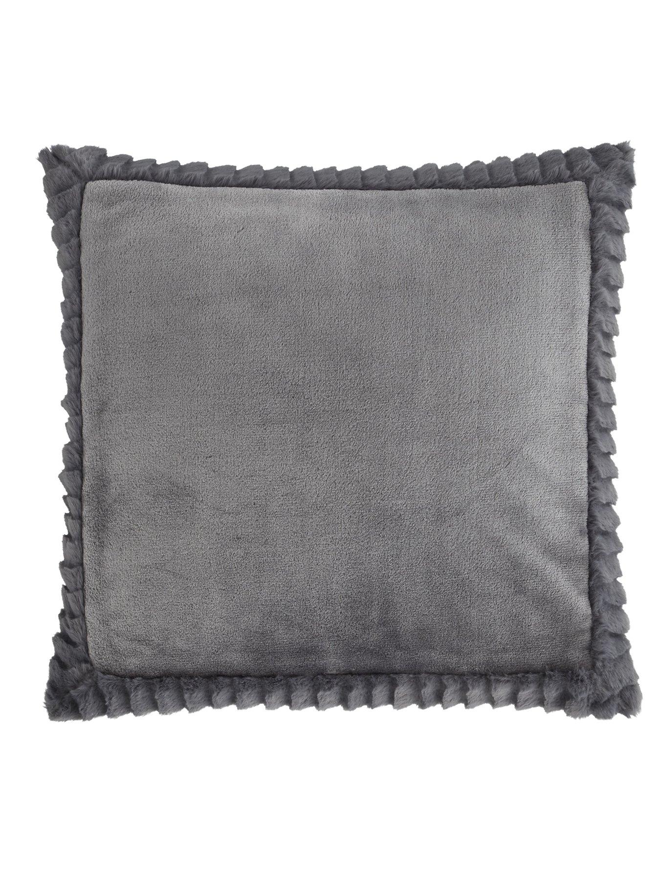 undefined Velvet  &  Faux Fur Cushion