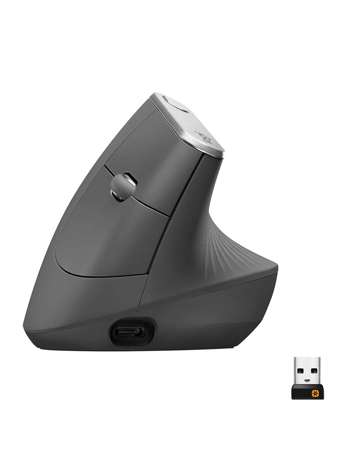 Image of Logitech MX VERTICAL Ergonomic Wireless Mouse - Graphite