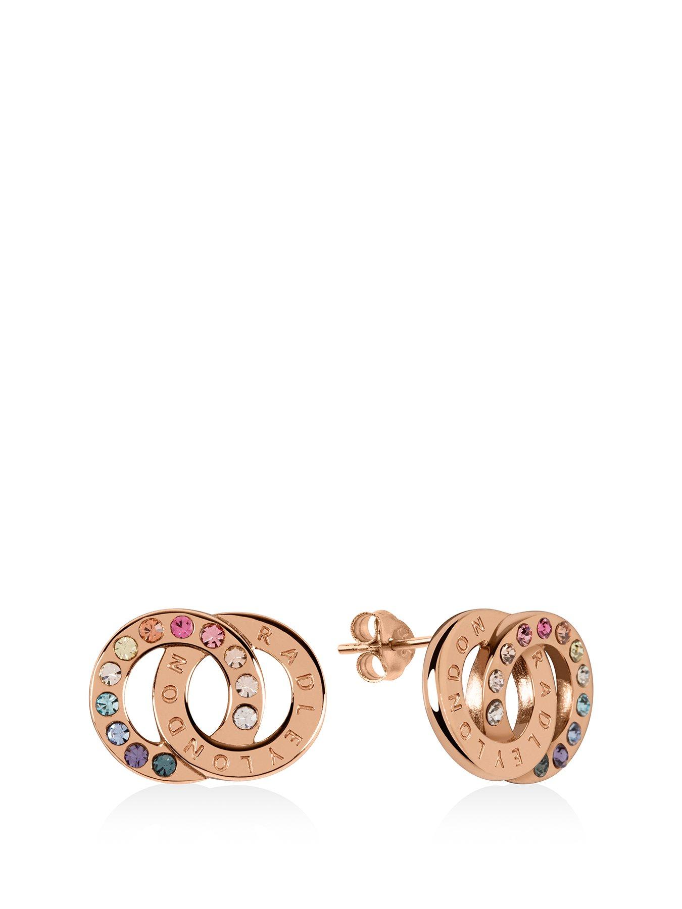 KIKICHIC | NYC | CZ Diamond Heart Pad Lock Tiny Huggies Hoops Earrings in Sterling Silver (925) in 18K Gold Plated Single