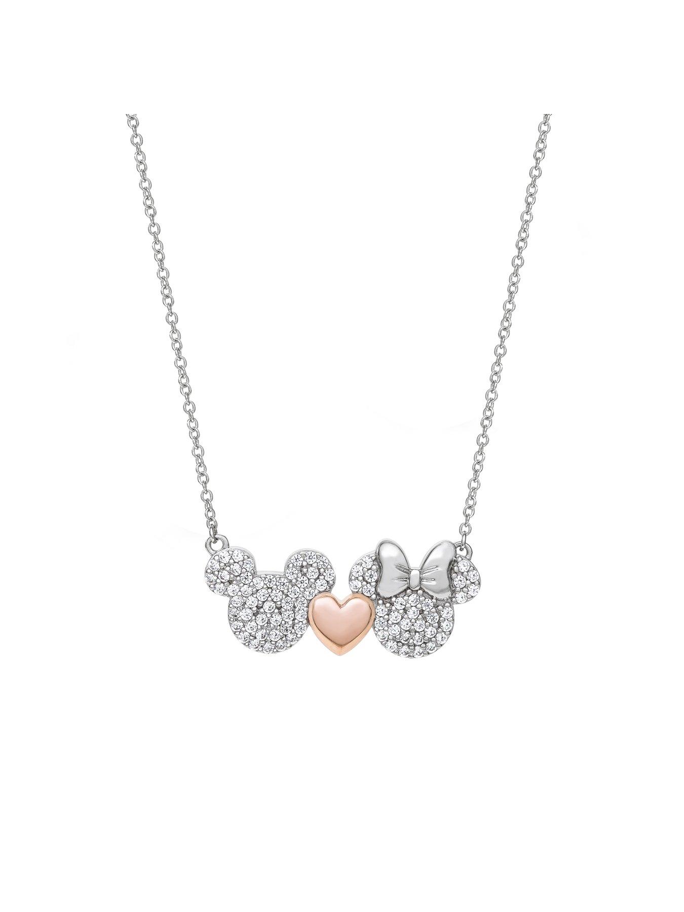 disney-mickey-loves-minnie-sterling-silver-crystal-and-rose-gold-plated-heart-pendant-necklacestillFront