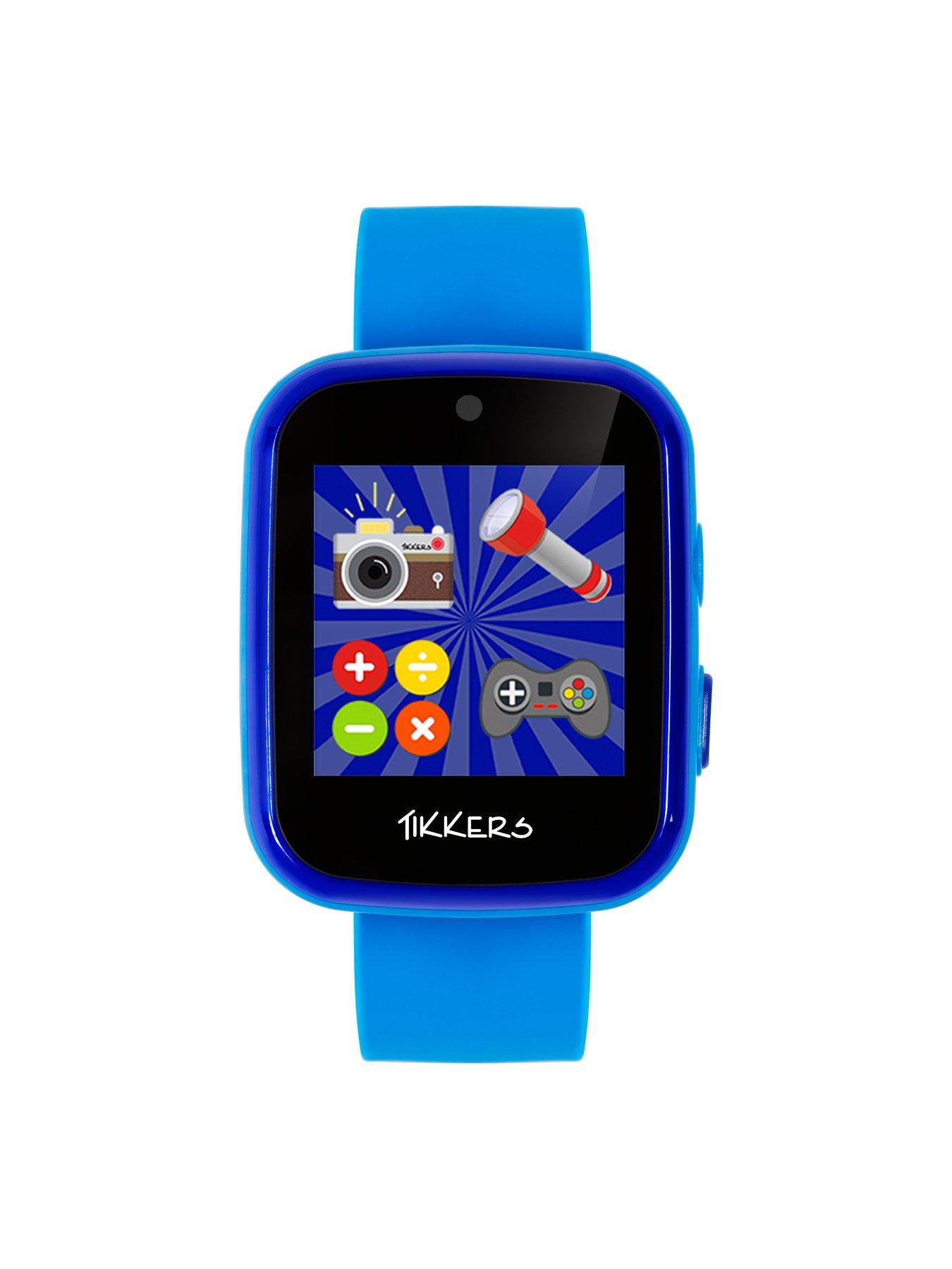 tikkers-full-display-blue-silicone-strap-kids-smart-watchoutfit