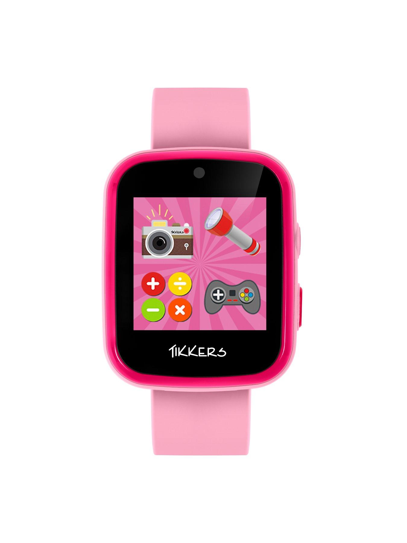 tikkers-full-display-pink-silicone-strap-kids-smart-watchoutfit