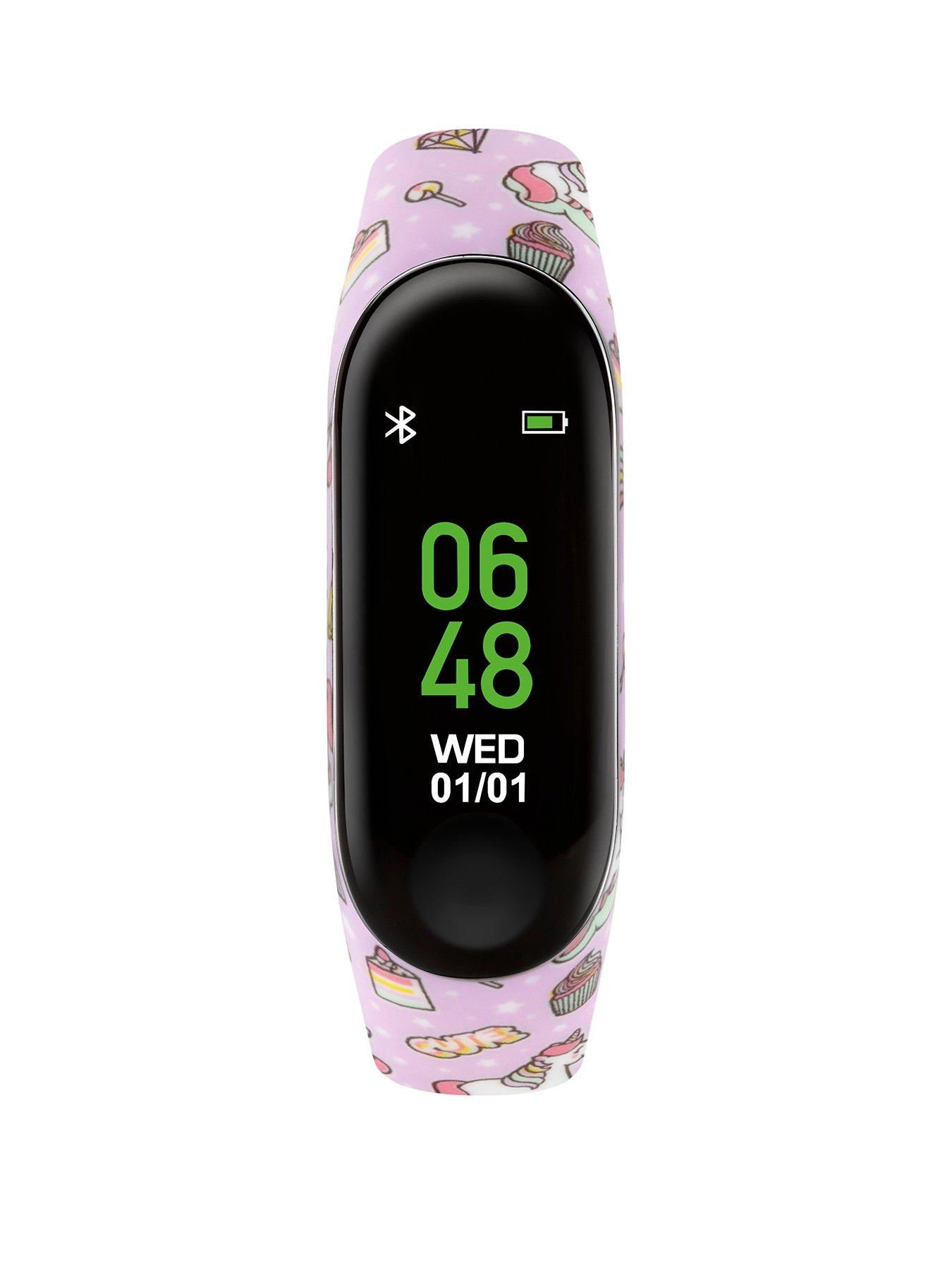 tikkers-activity-tracker-digital-dial-lilac-unicorn-print-silicone-strap-kids-watch