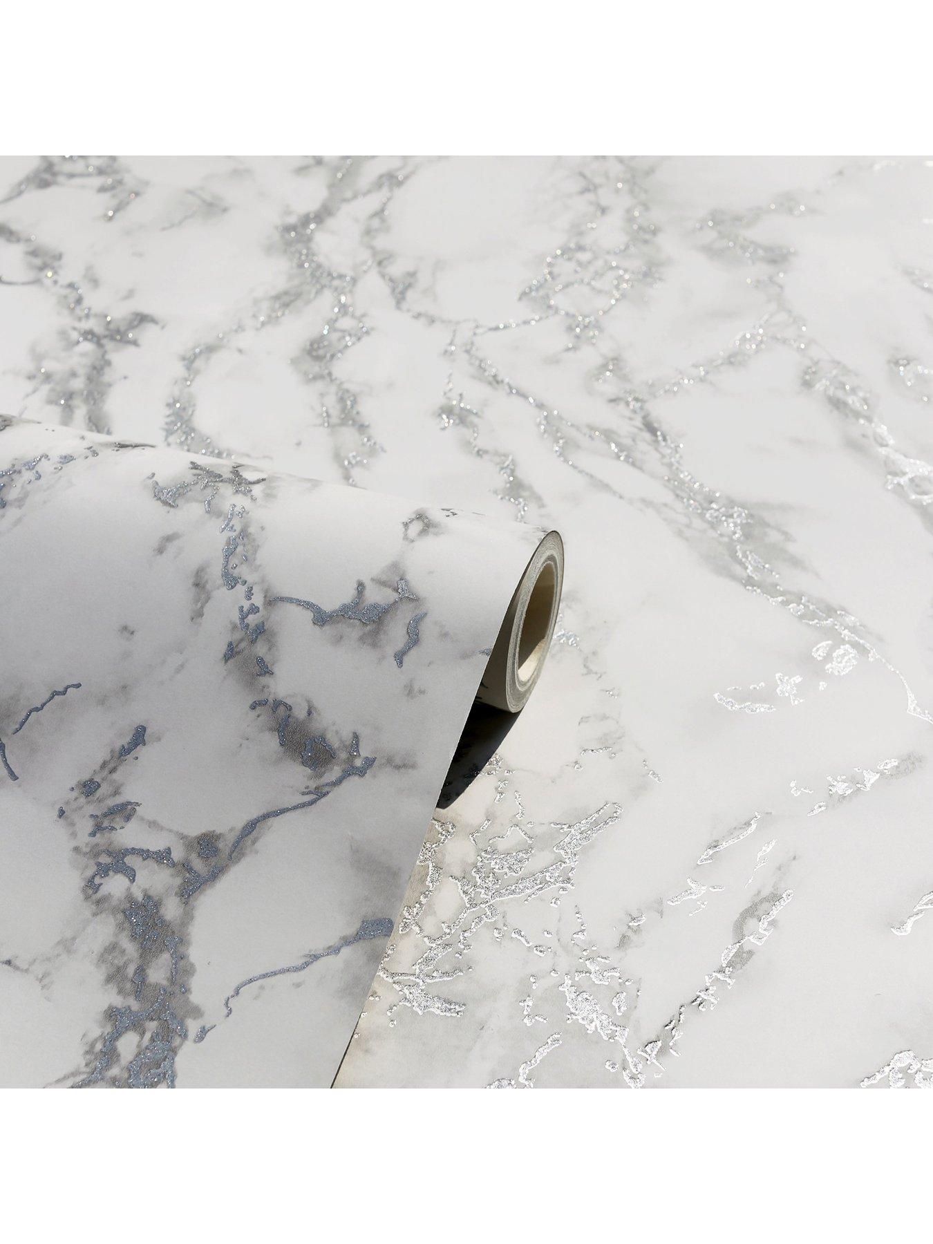 arthouse-carrara-marble-silver-wallpaperstillFront