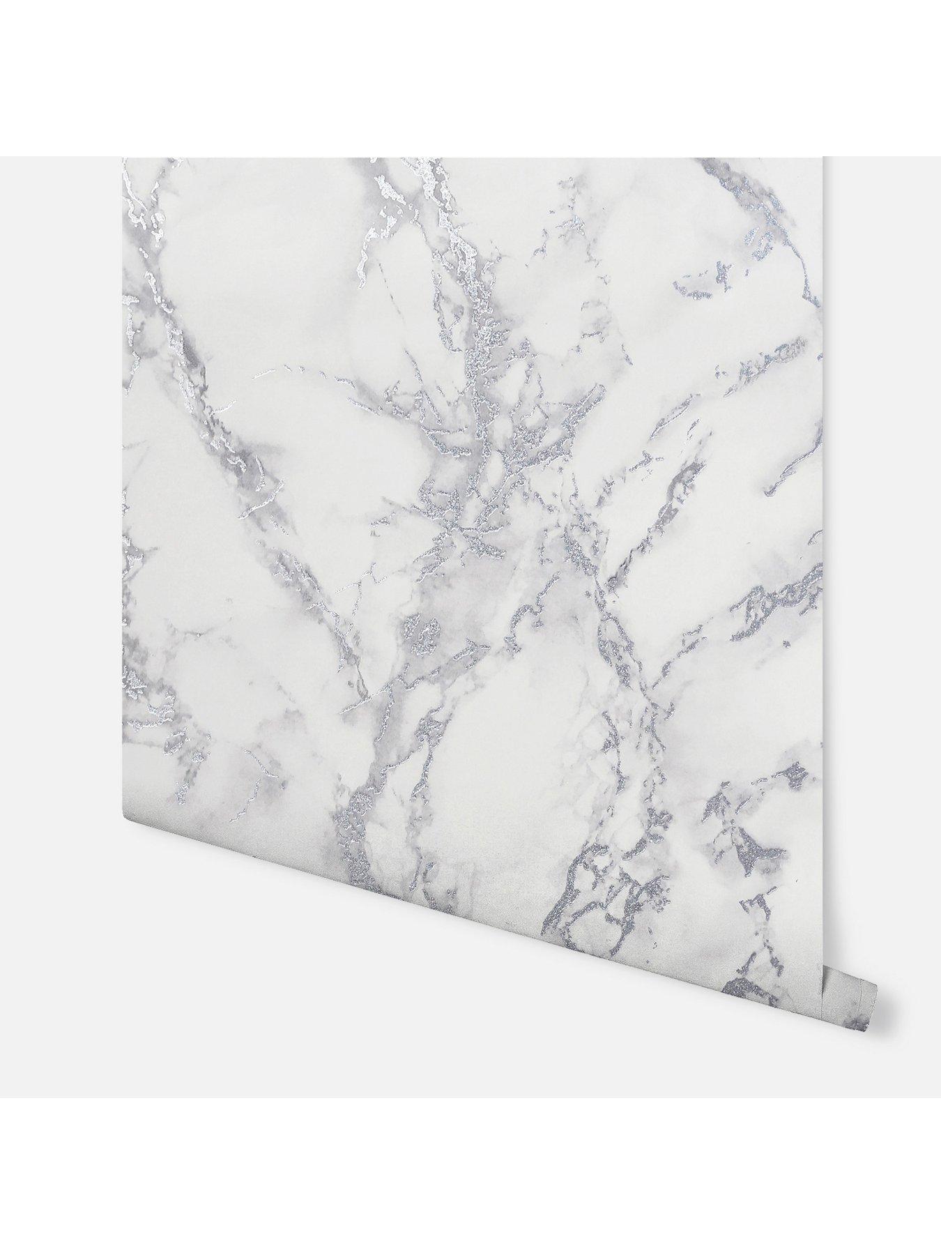 arthouse-carrara-marble-silver-wallpaperback