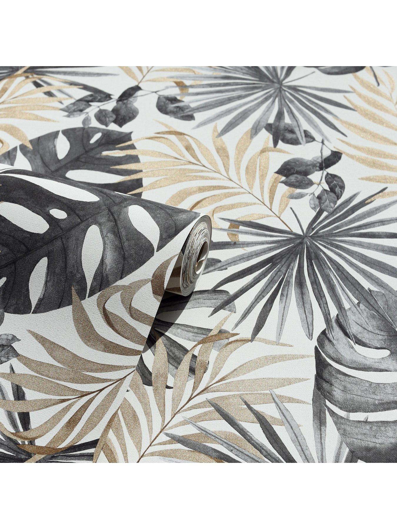 Image 2 of 3 of ARTHOUSE Jungle Wall Black / Gold Wallpaper