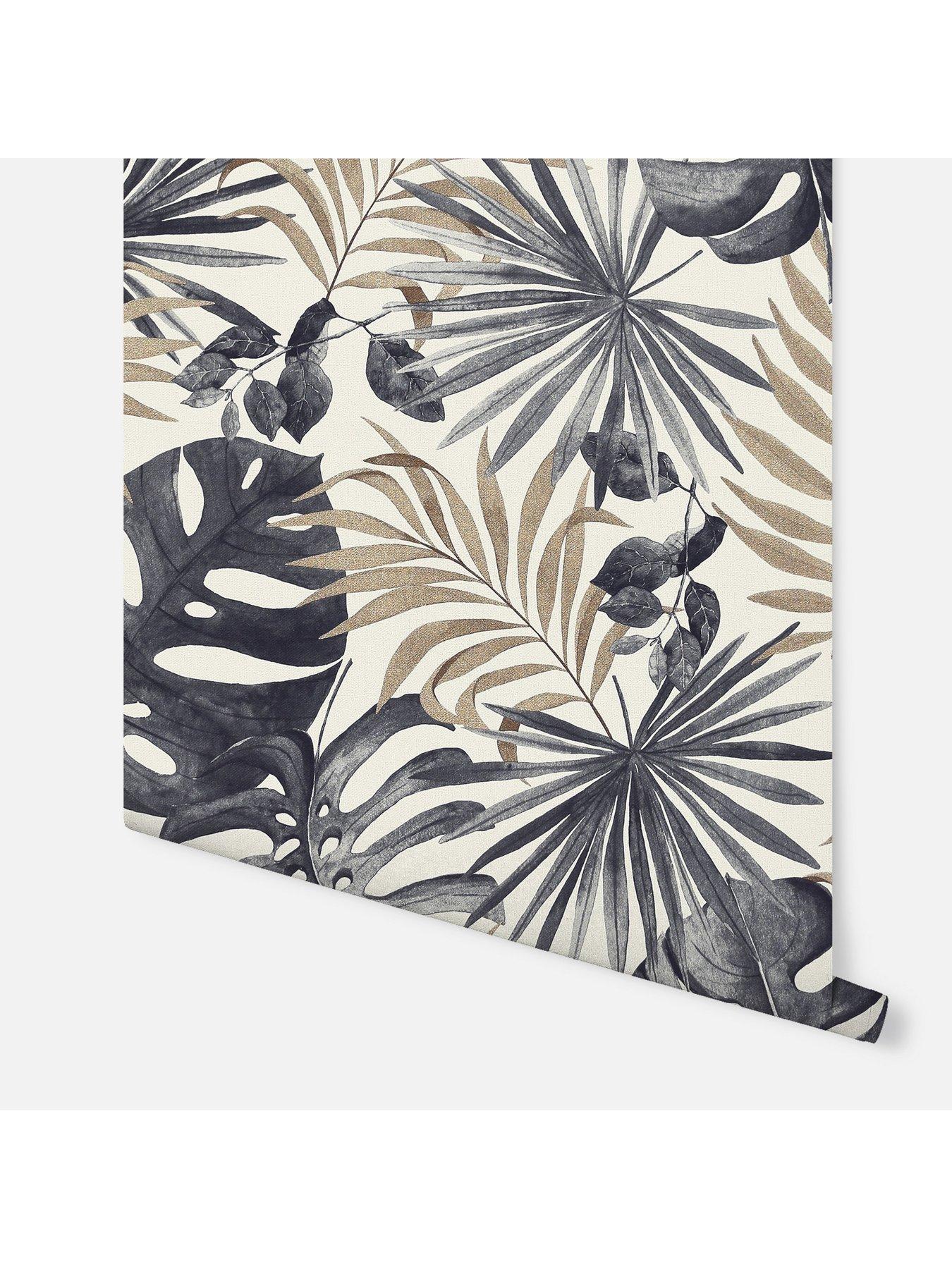 Image 3 of 3 of ARTHOUSE Jungle Wall Black / Gold Wallpaper
