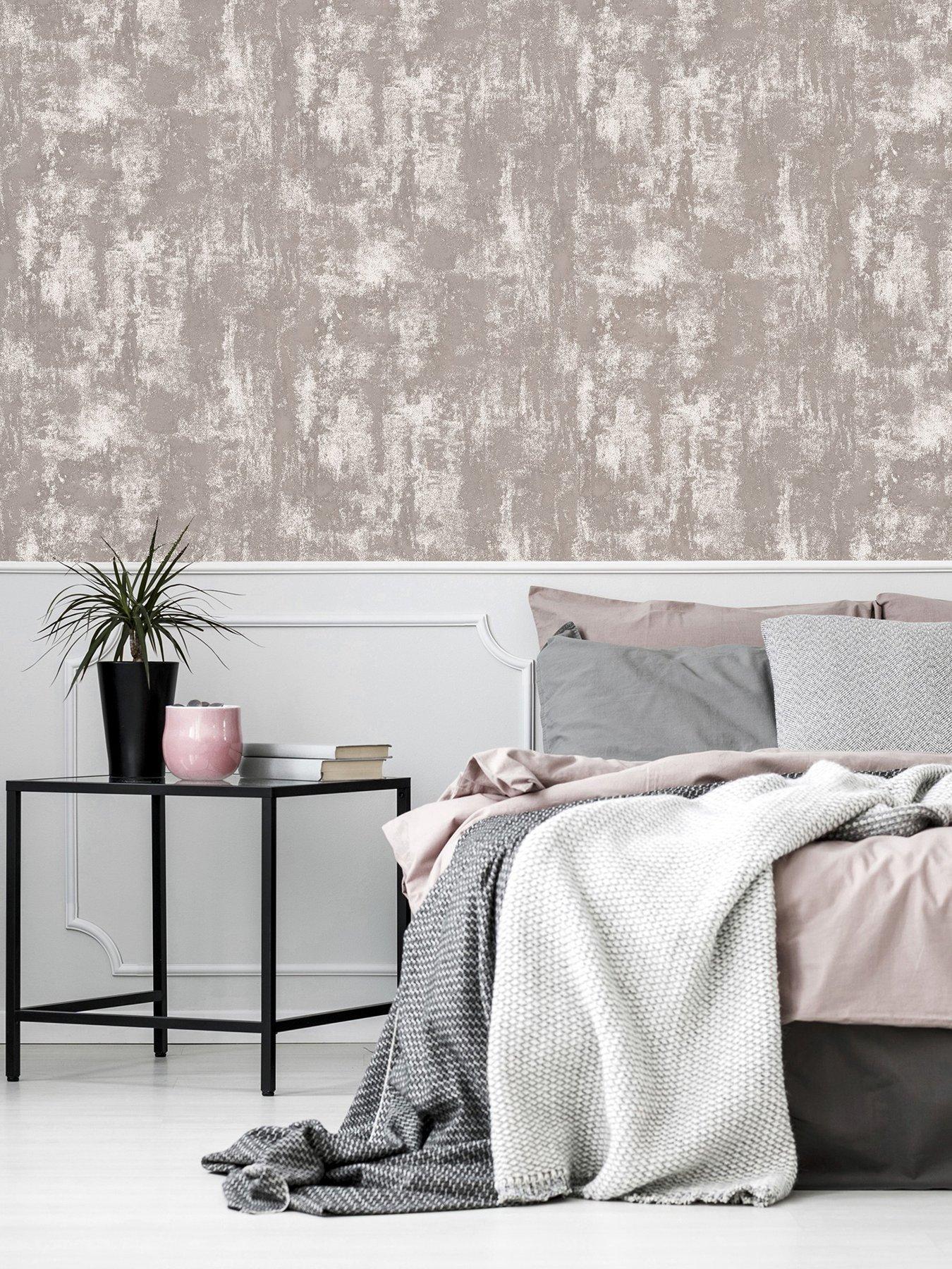 undefined Stone Texture Pink / Rose Gold Wallpaper
