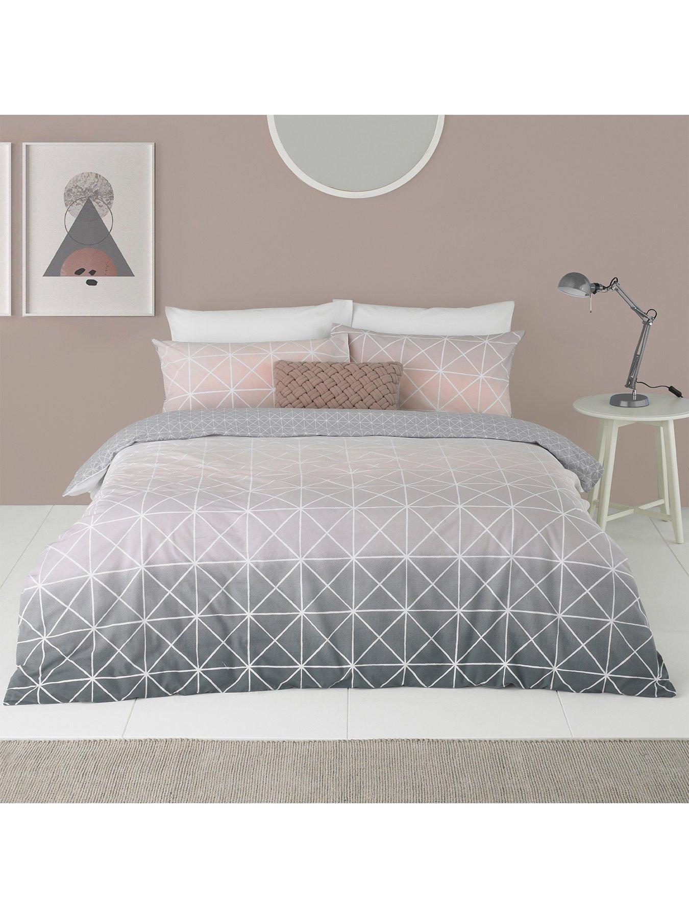 undefined Spectrum Duvet Cover and Pillowcase Set - Grey