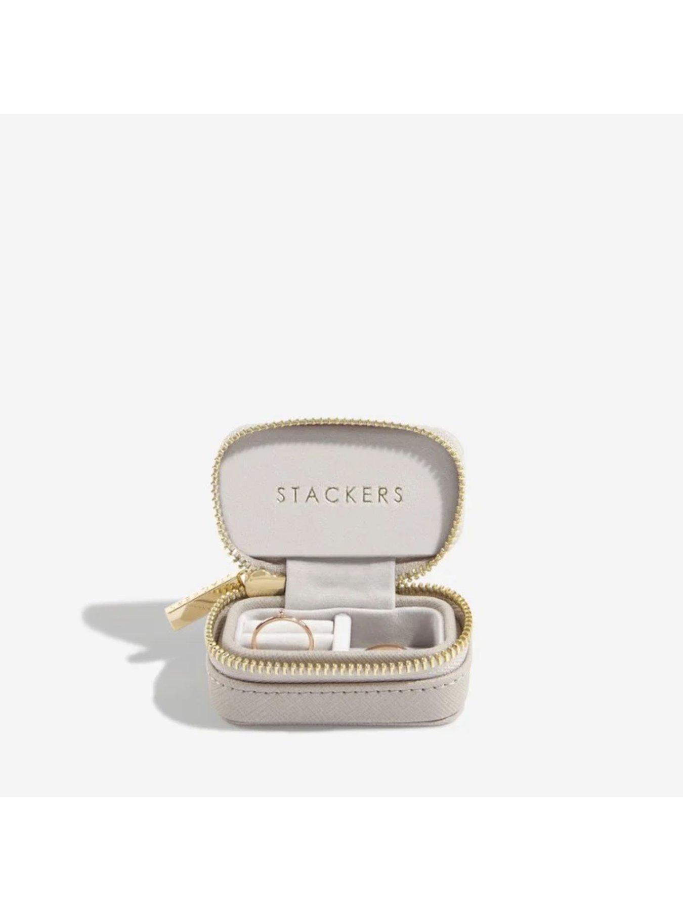Image 3 of 3 of Stackers Stackers Large &amp; Petite Travel Box - Taupe