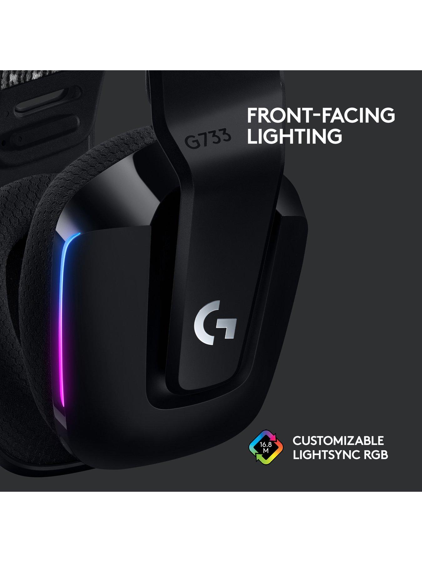 Image 4 of 8 of LogitechG G733 Lightspeed&nbsp;Wireless&nbsp;Gaming Headset - Black