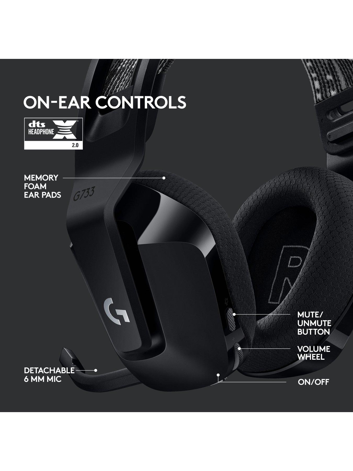 Image 5 of 8 of LogitechG G733 Lightspeed&nbsp;Wireless&nbsp;Gaming Headset - Black