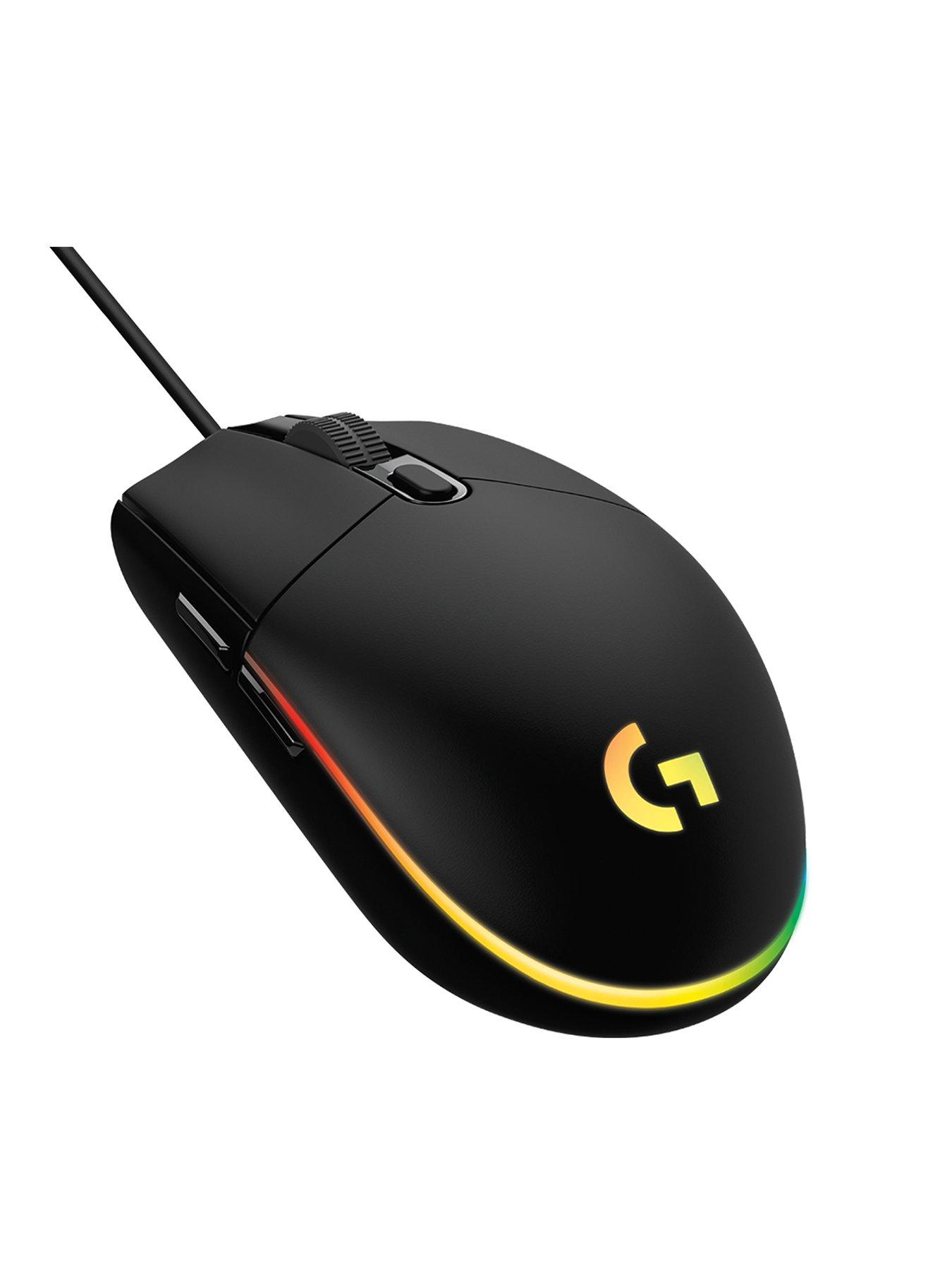 undefined G203 Lightsync RGB 6-Button Gaming Mouse - Black