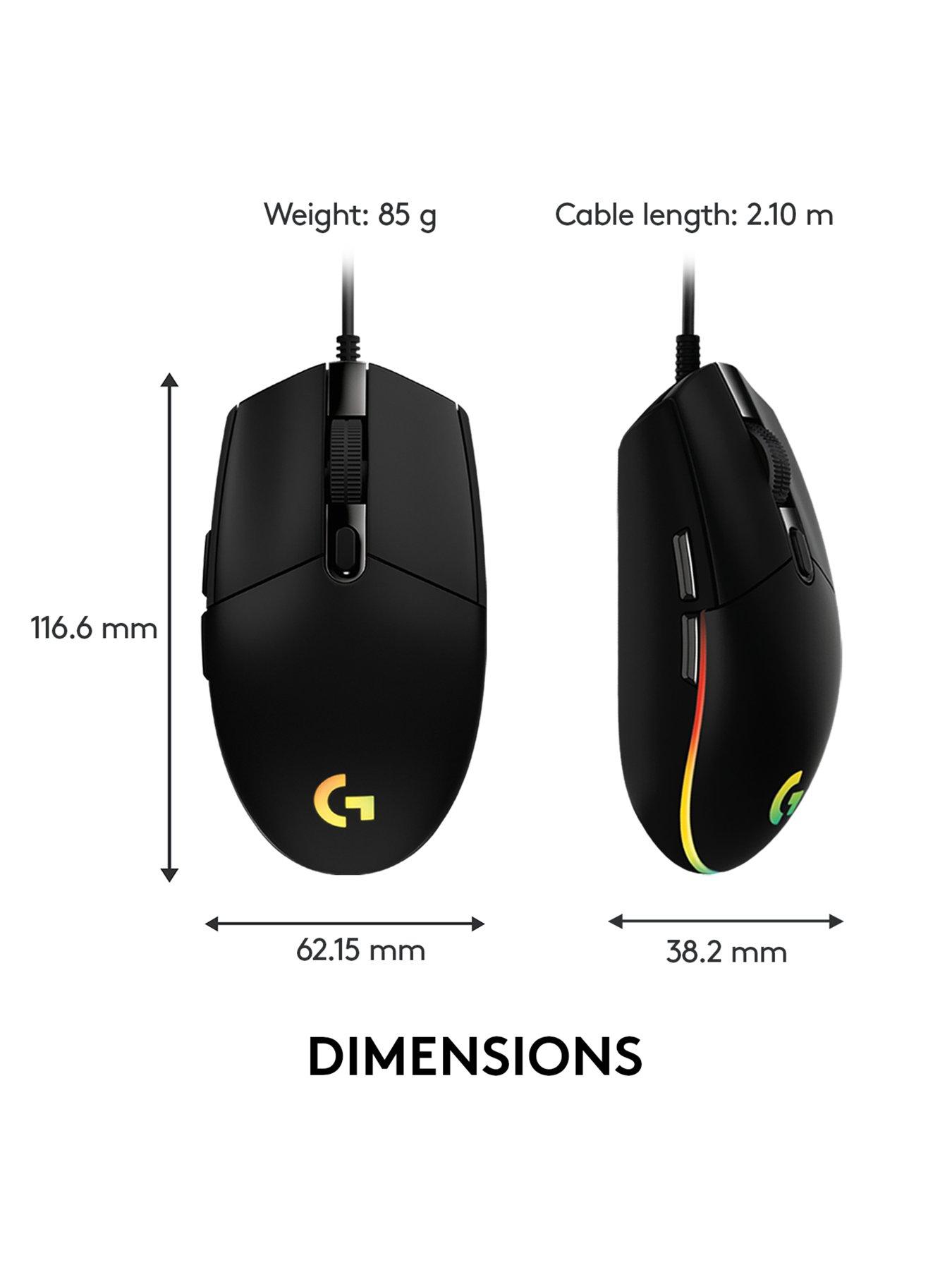 Image 6 of 8 of LogitechG G203 Lightsync RGB 6-Button Gaming Mouse - Black