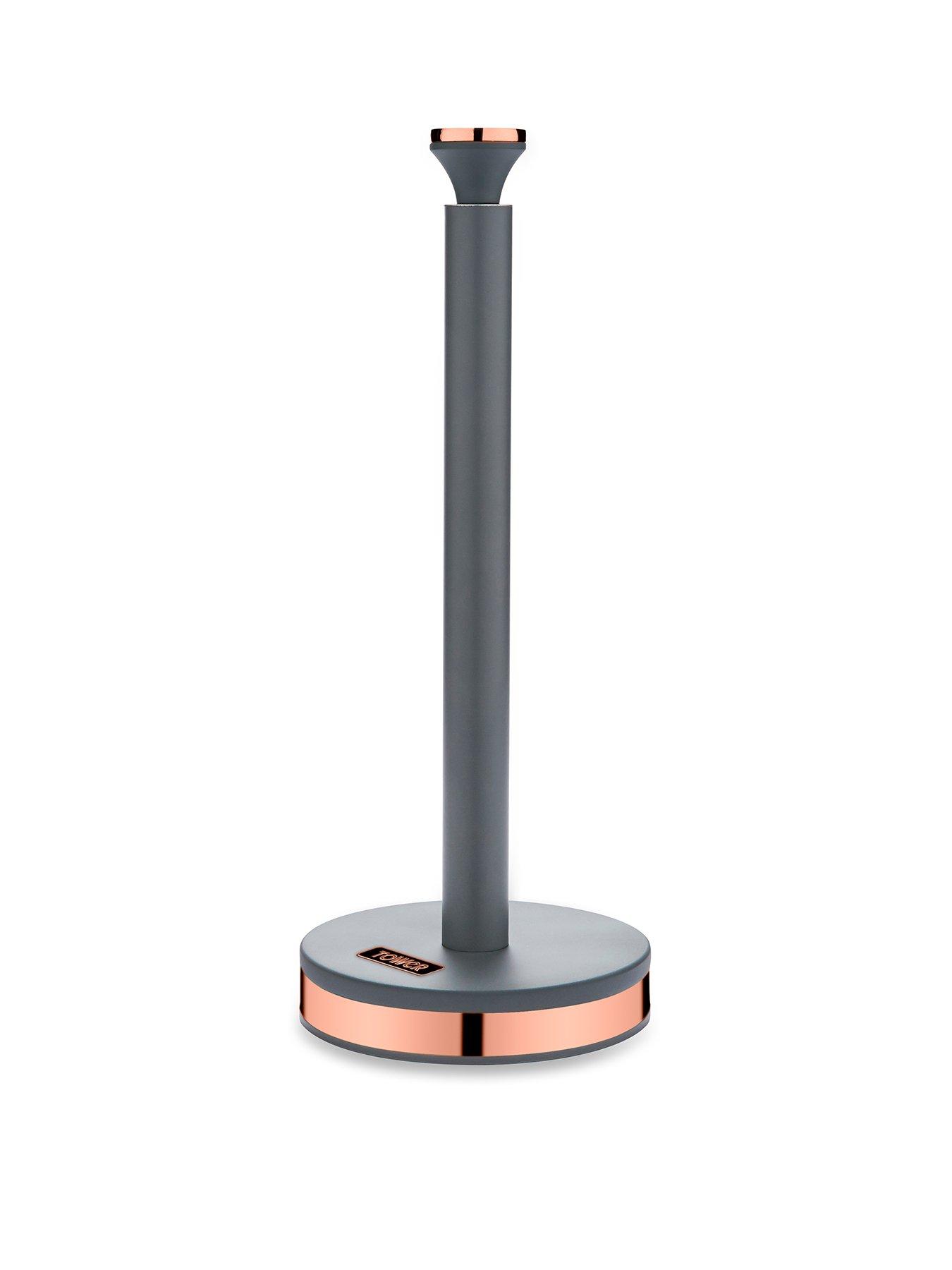 Image of Tower Cavaletto Kitchen Towel Pole - Grey