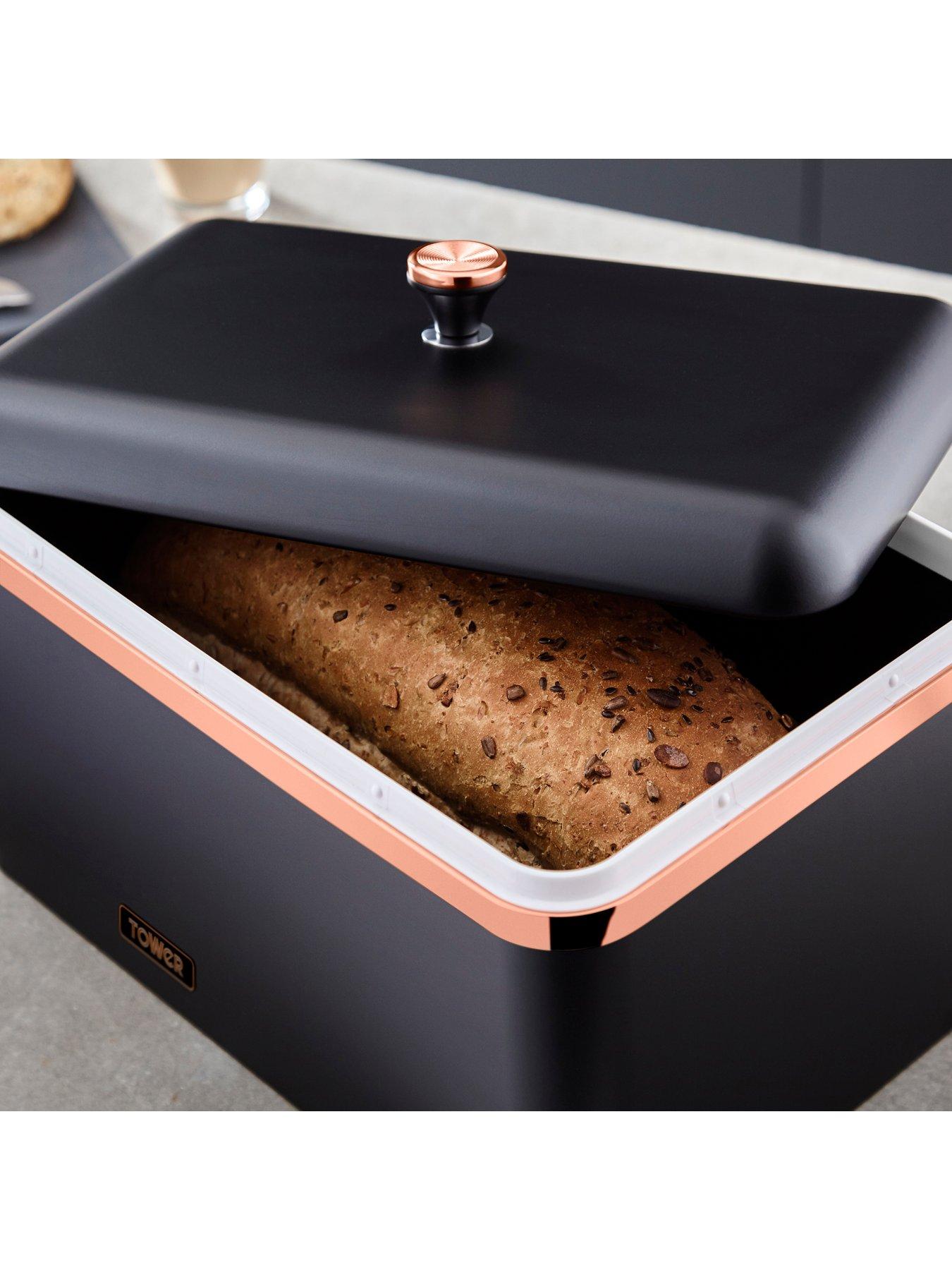 tower-cavaletto-bread-bin--nbspblackstillFront