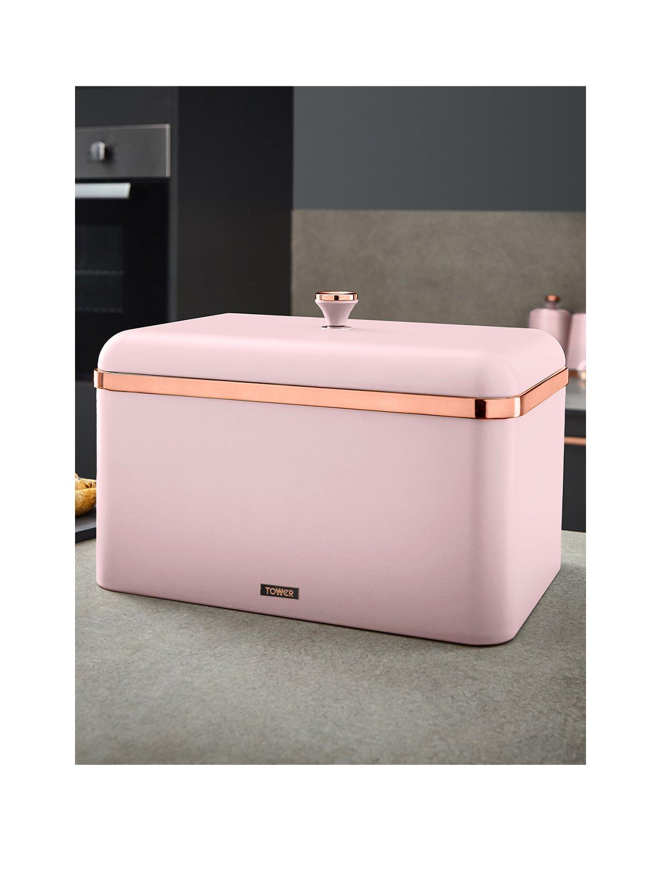 Tower Cavaletto Bread Bin - Pink