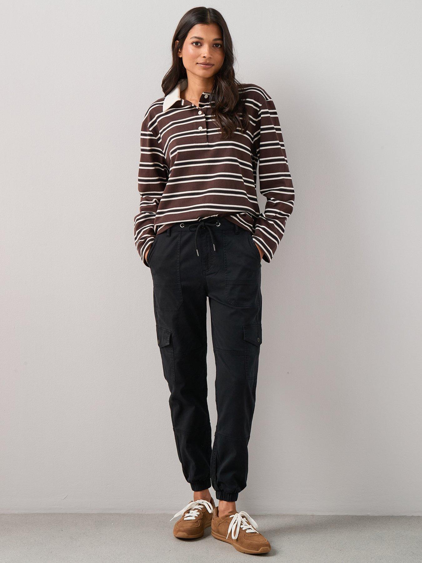 Image 1 of 4 of V by Very Cargo Jogger - Black