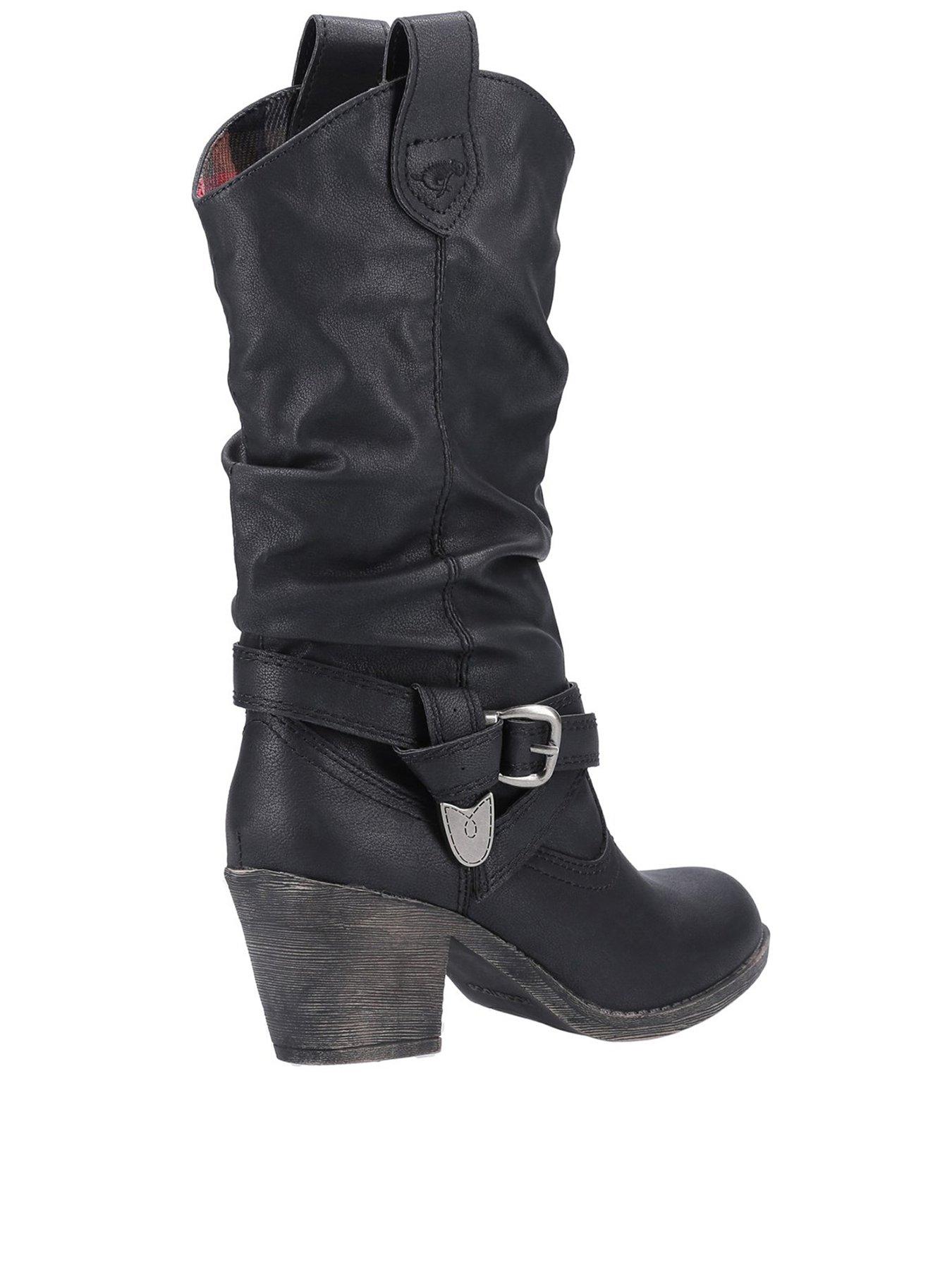 rocket-dog-sidestep-knee-high-boots-blackstillFront