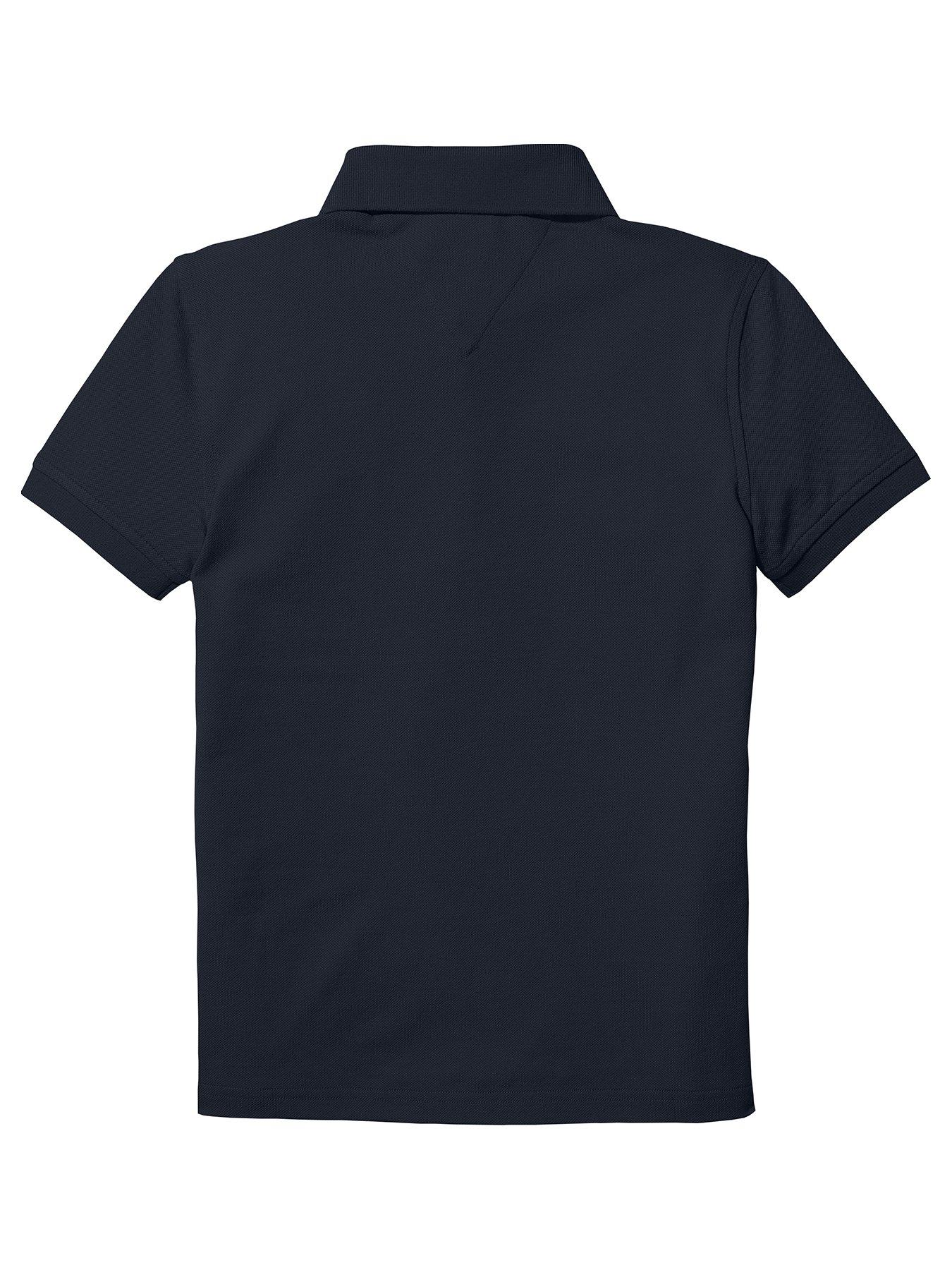 Image 2 of 2 of Tommy Hilfiger Boys Essential Flag Polo Shirt - Navy