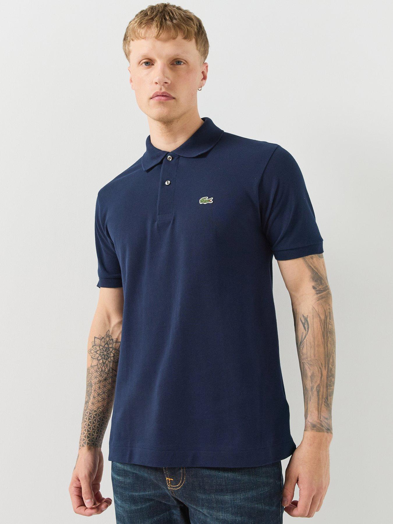 Lacoste Classic L1212 Pique Polo Shirt - Navy
