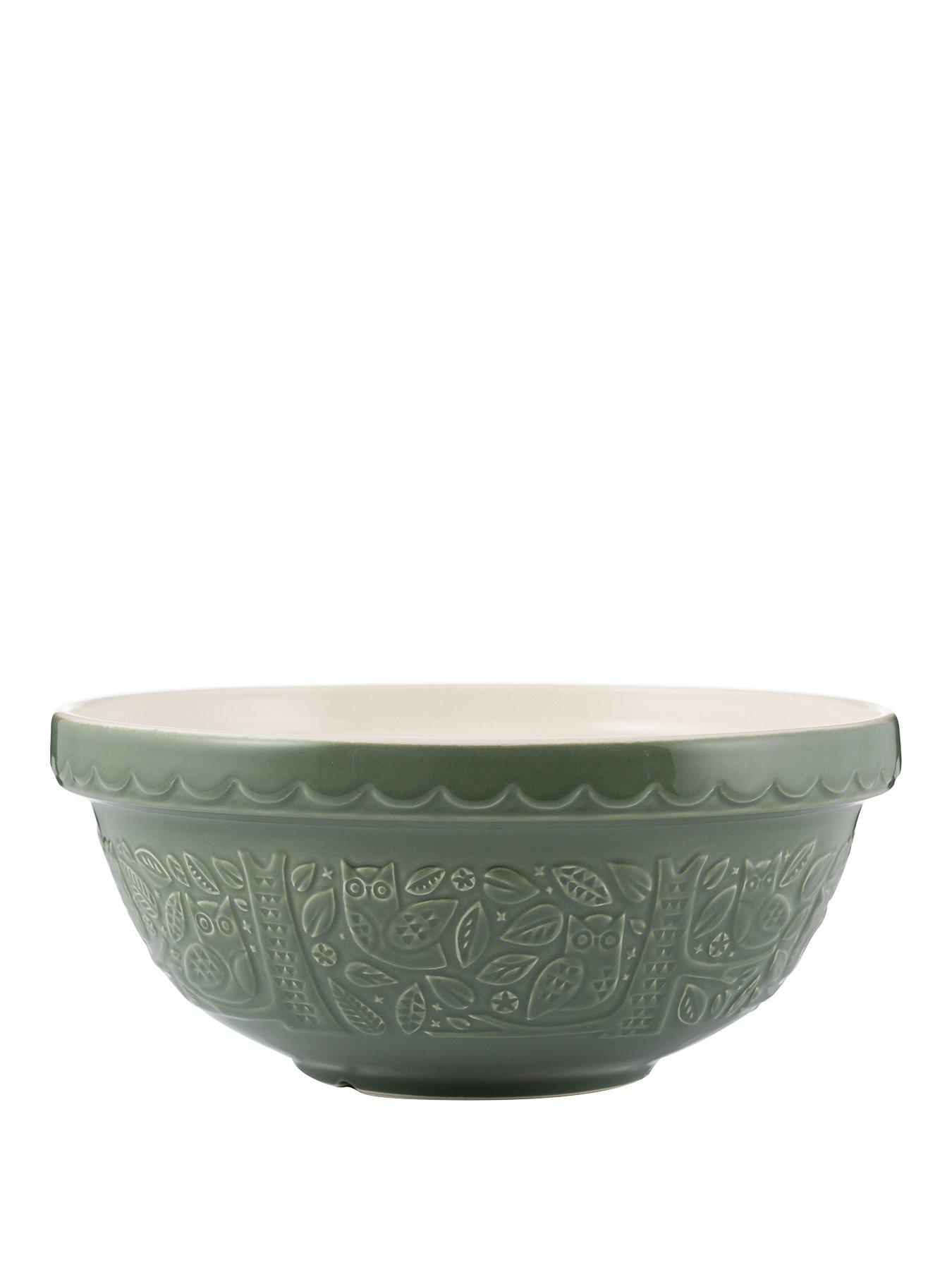 Image of Mason Cash In The Forest 26 cm Owl Embossed Mixing Bowl