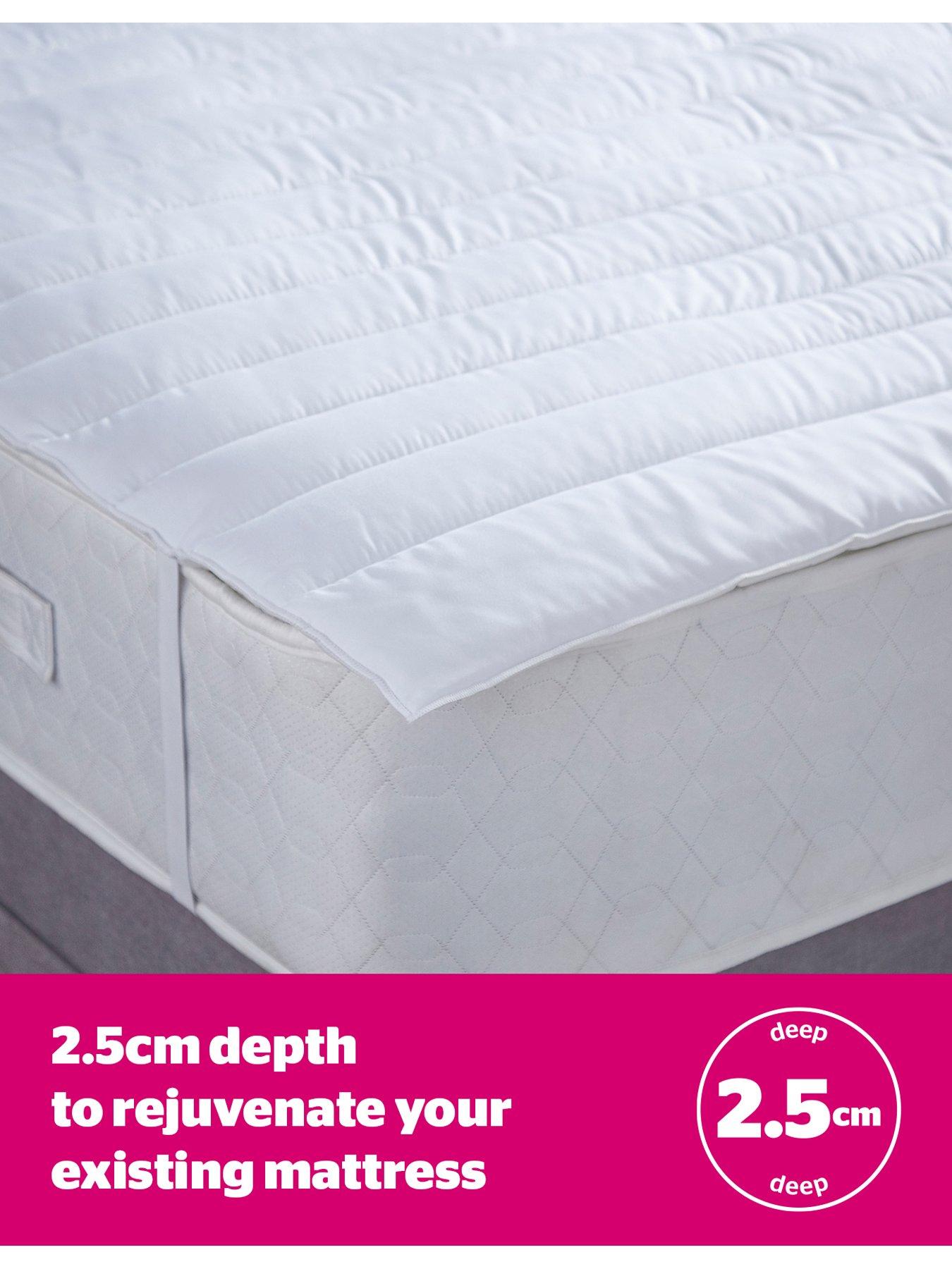 Image 3 of 6 of Silentnight Ultrabounce 13.5 Tog Duvet, Pillow Pair and Mattress Topper Bedding Bundle - White